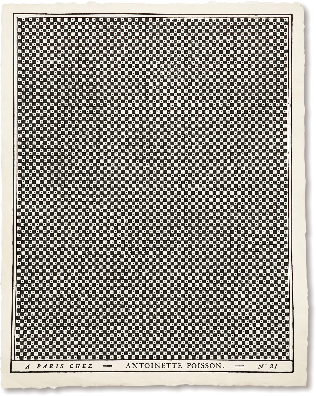 Antoinette Poisson Papier Dominoté No 21