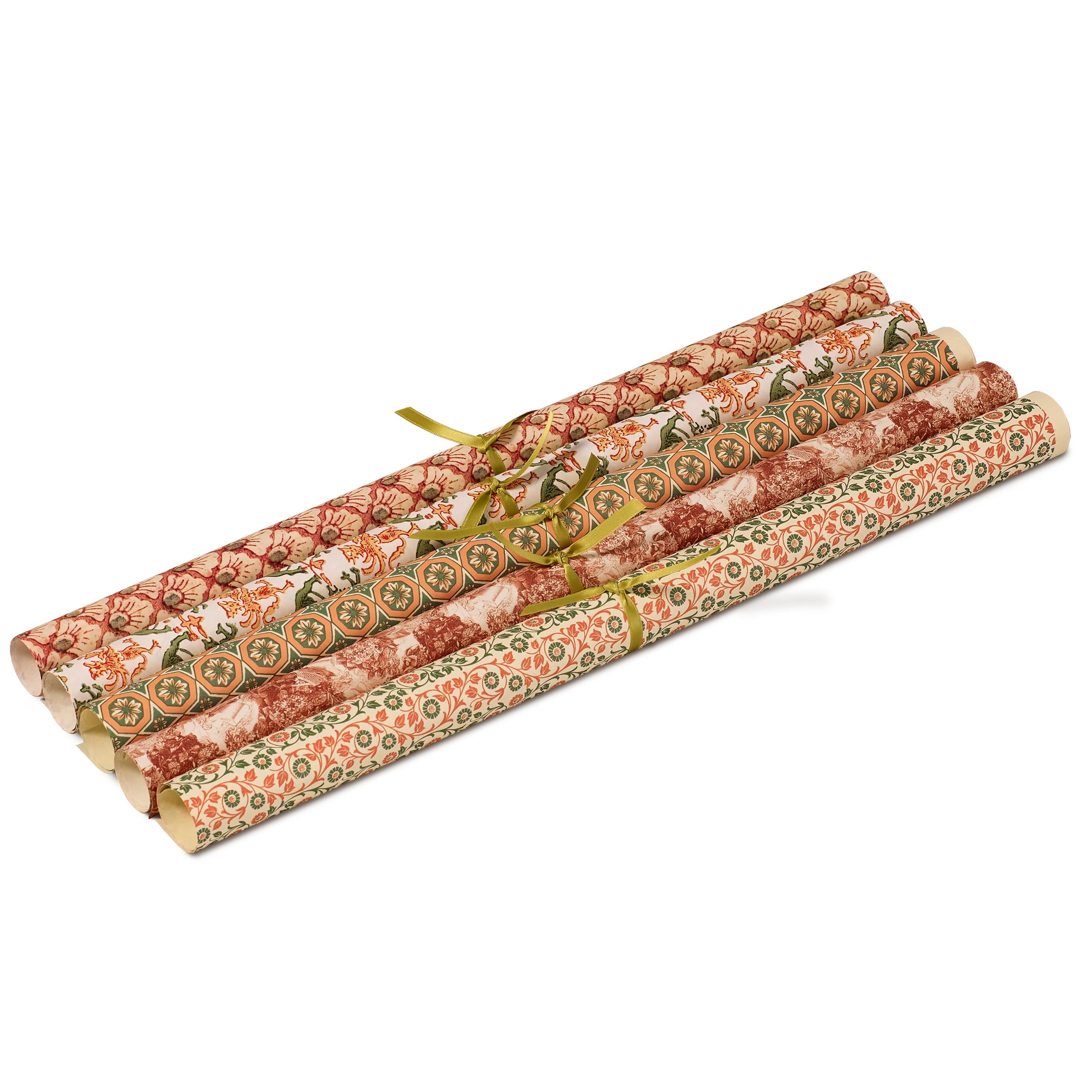 5 Wrapping Papers, Persimmon
