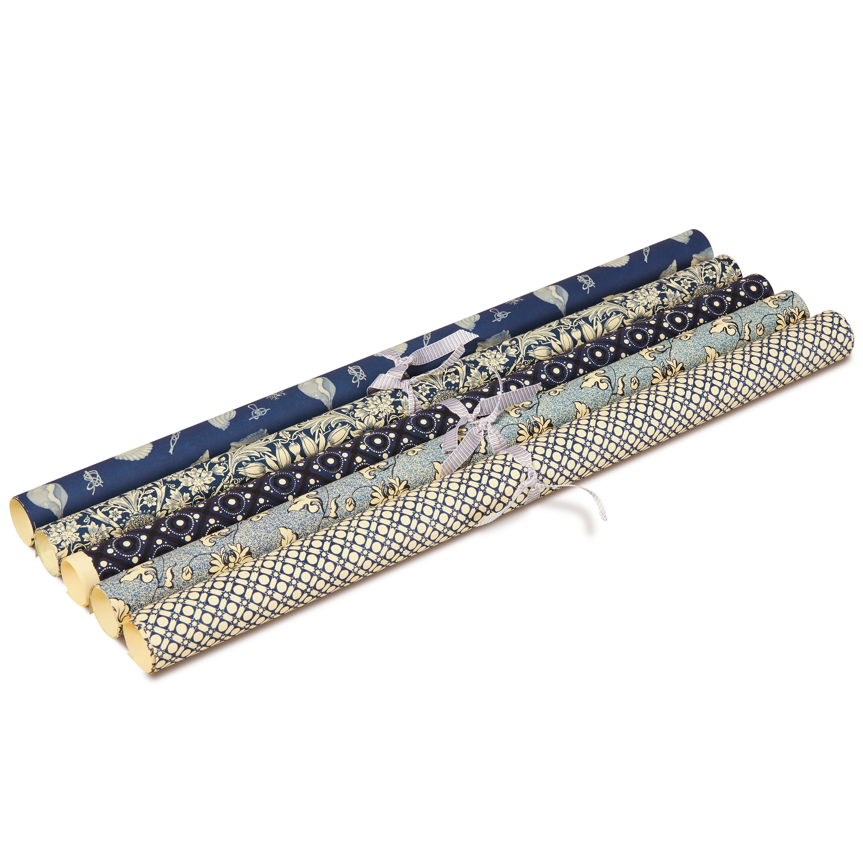 5 Wrapping Papers, Blue No.2