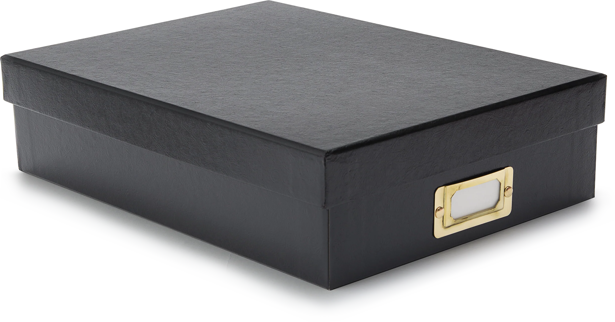 Black Leatherette Archival Box