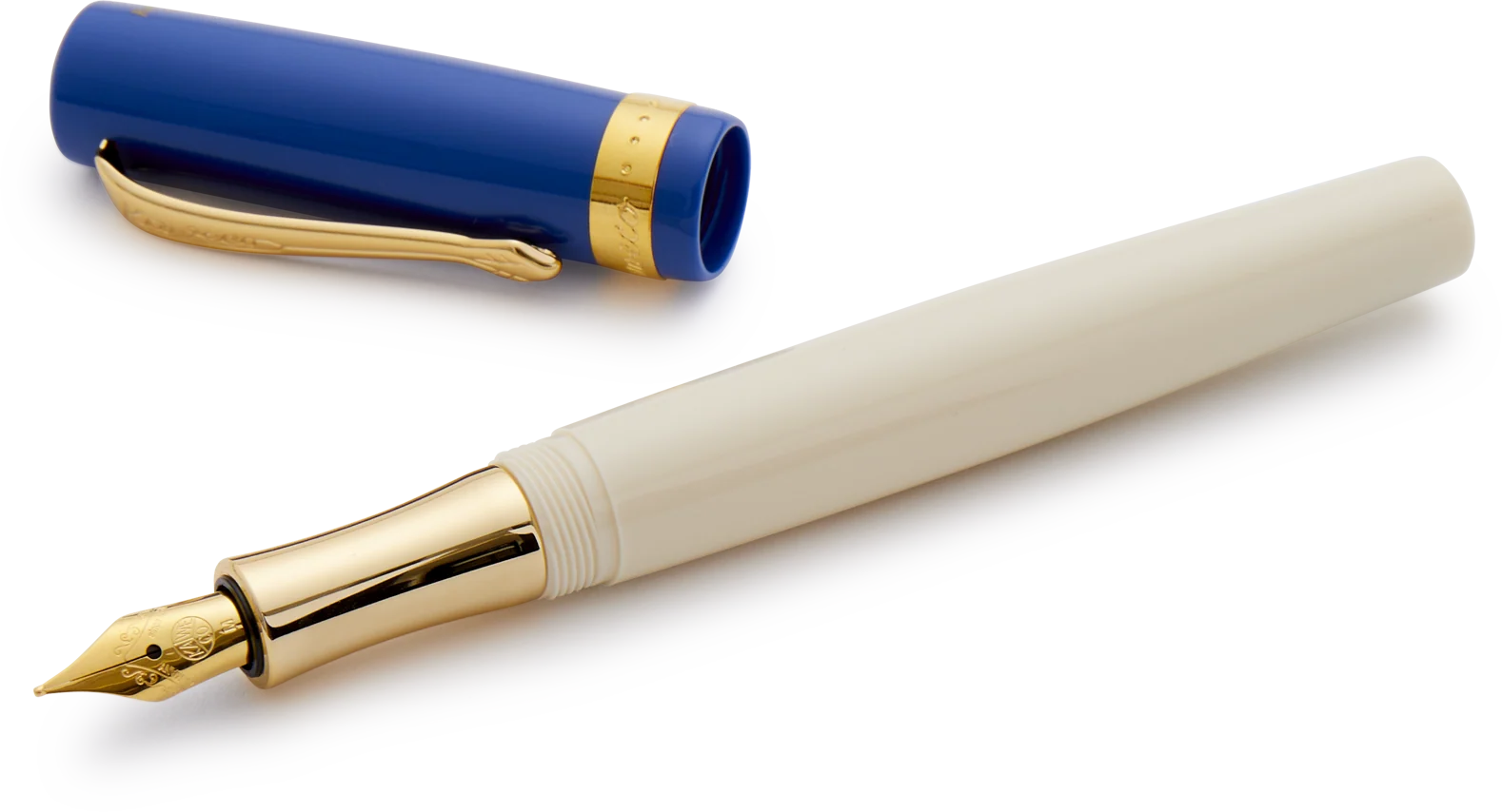 Blue and Ivory Kaweco Student 50s Retro Fountain Pen
