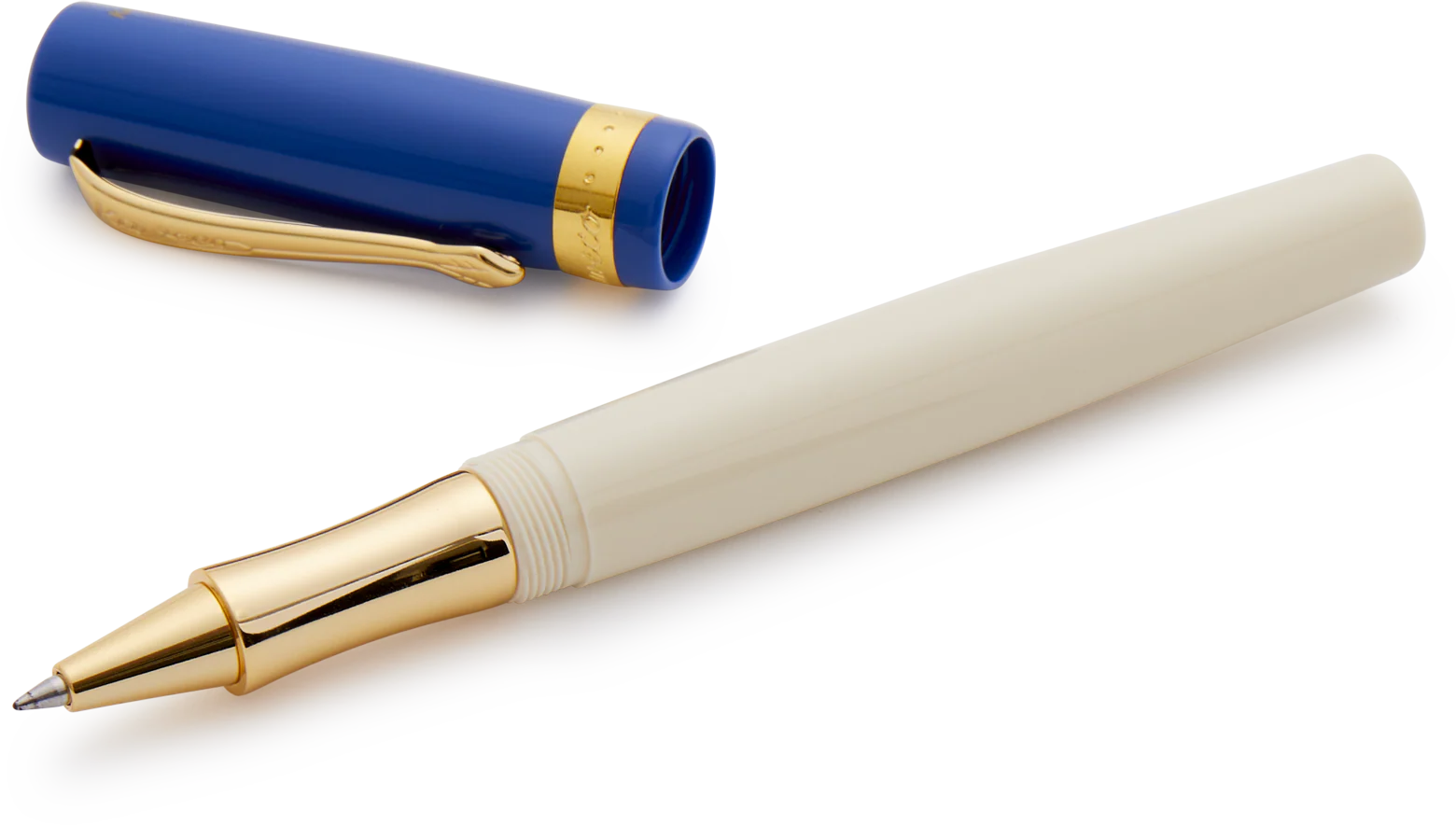 Blue and Ivory Kaweco Student 50s Retro Rollerball Pen