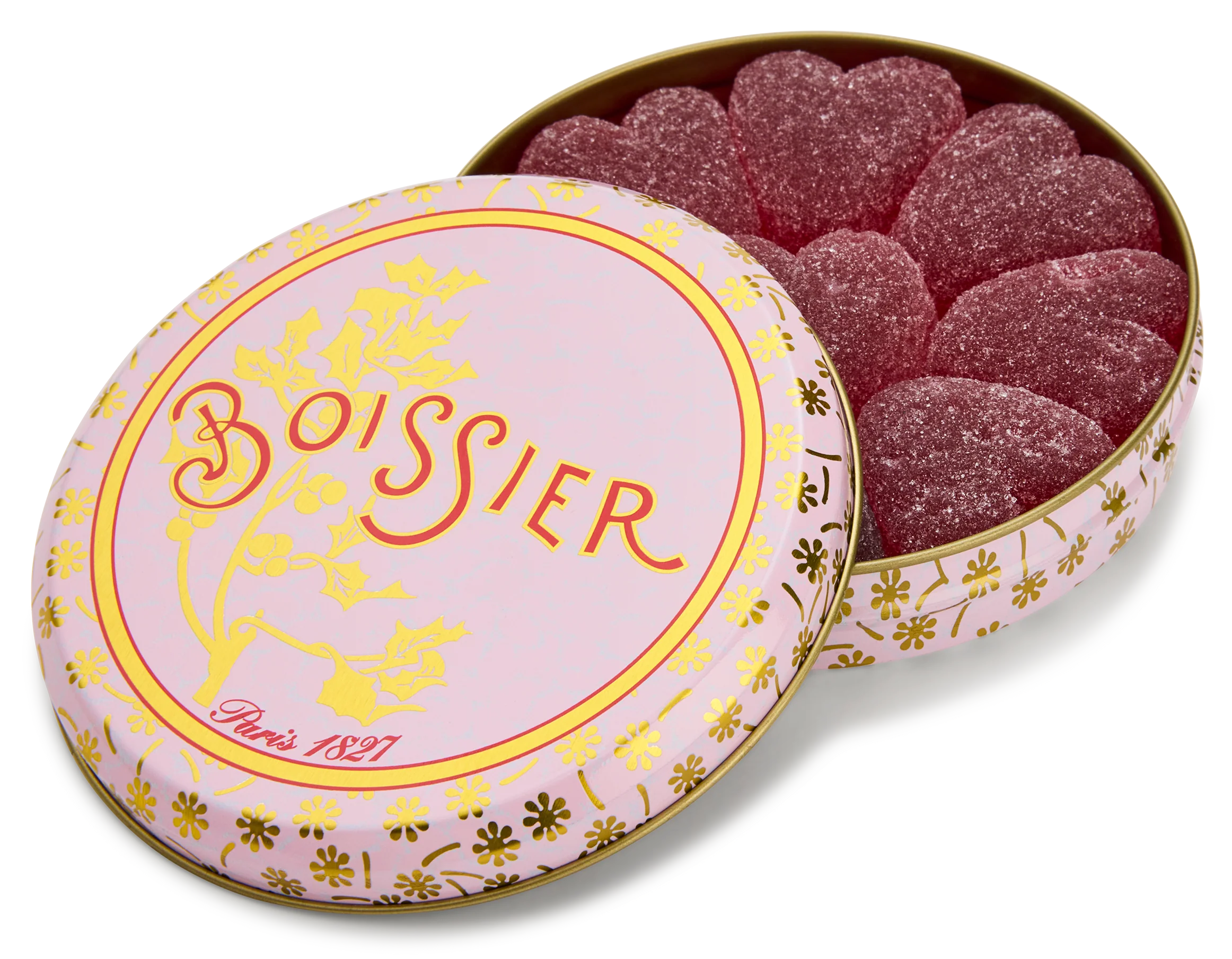 Boissier Cherry Heart Shaped Gummy Tin