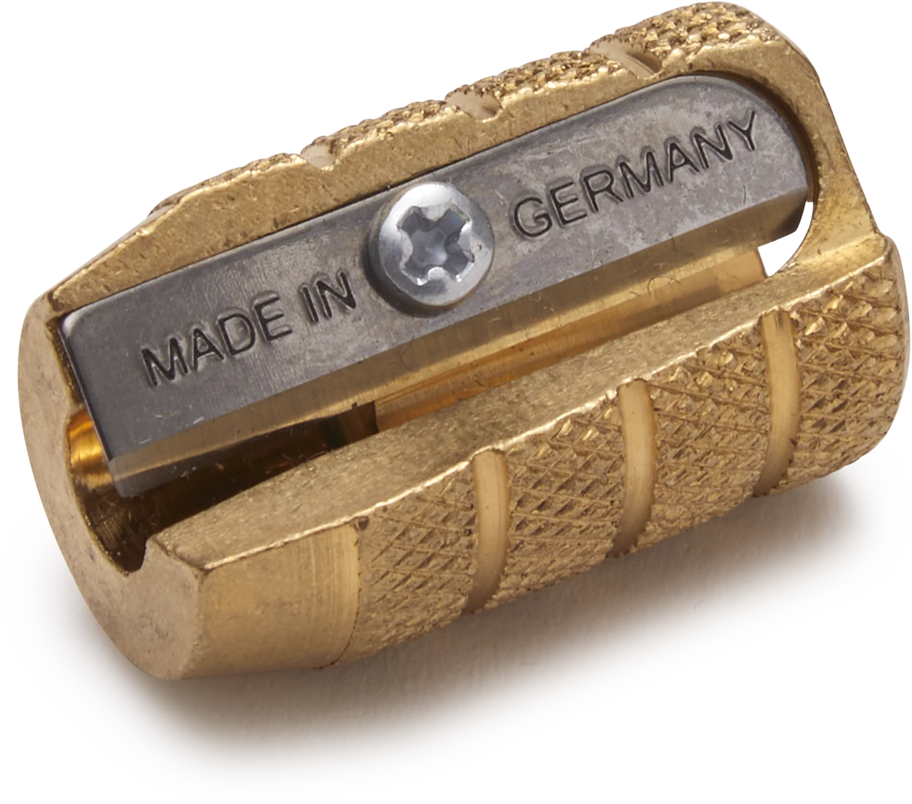 Brass Bullet Pencil Sharpener