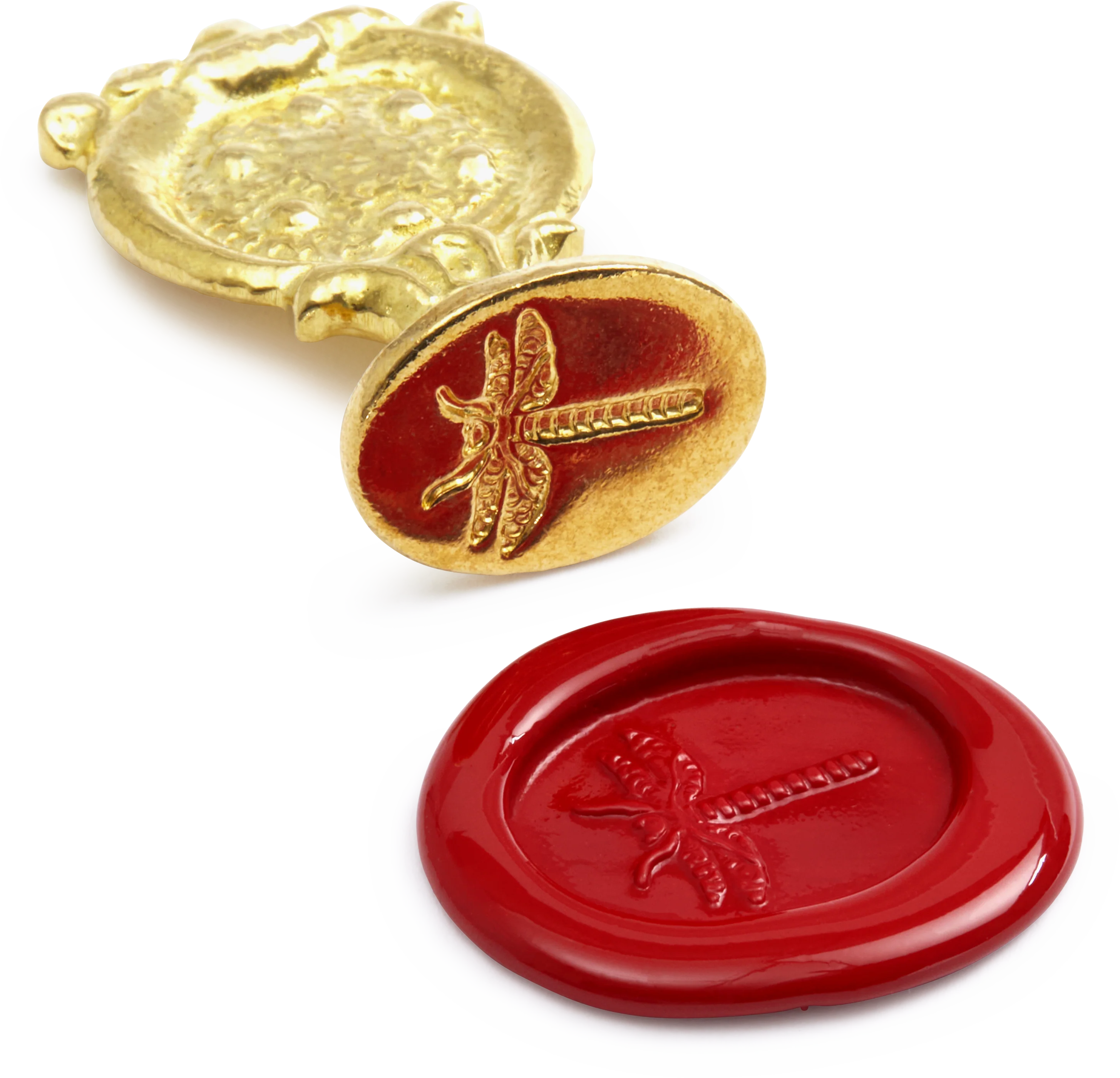 Brass Wax Seal, Dragon Fly
