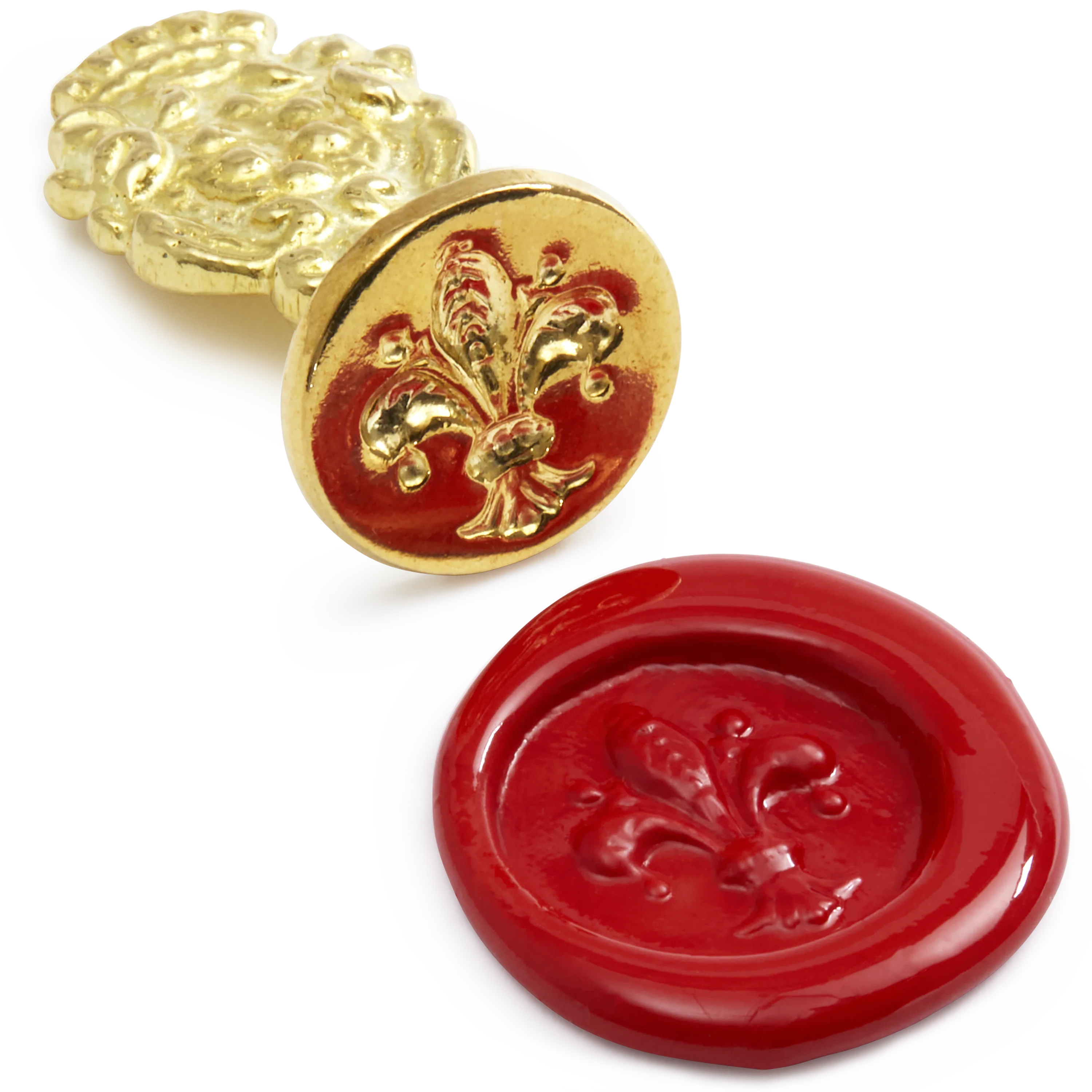 Brass Wax Seal, Giglio of Florence