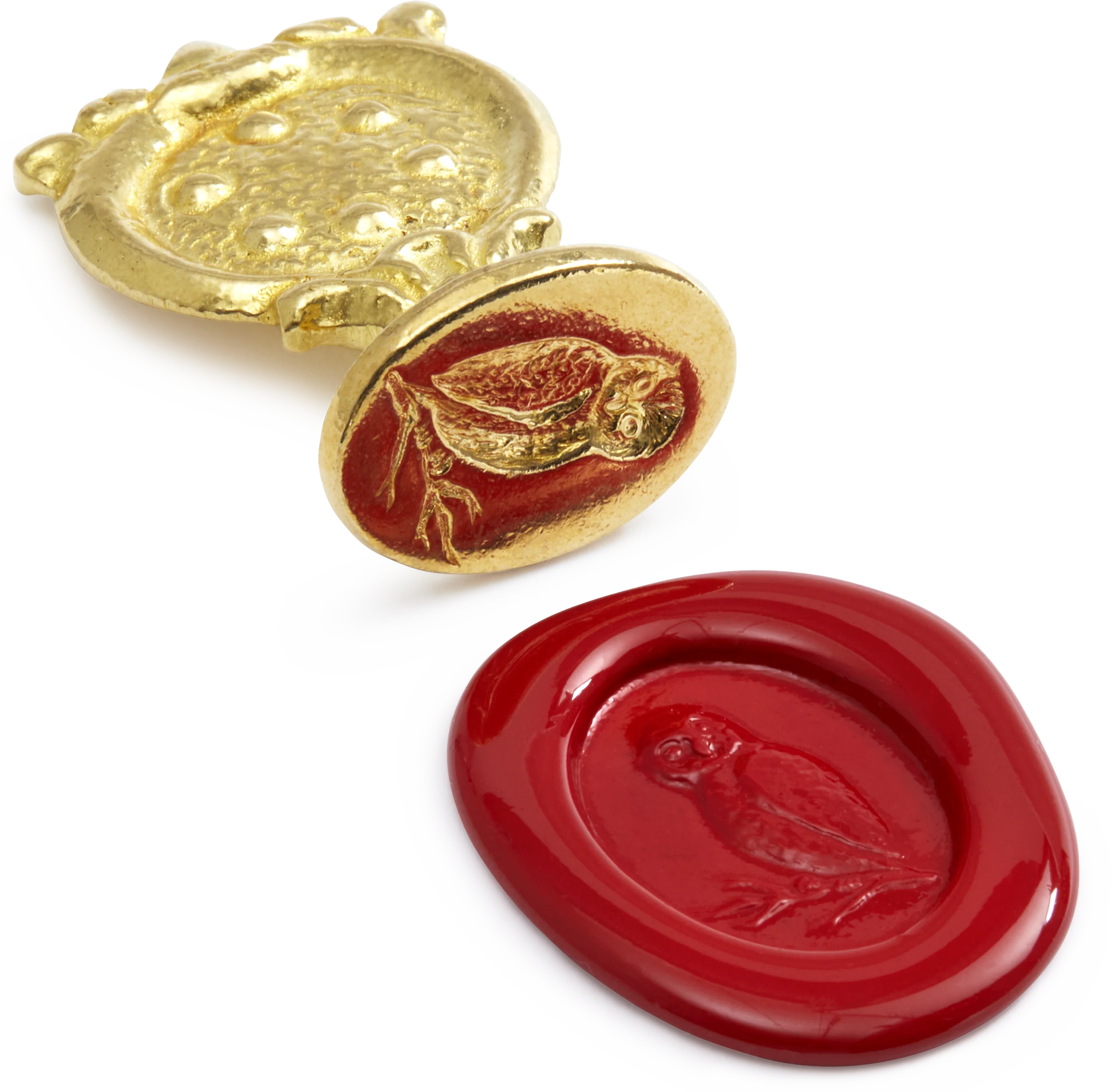 Brass Wax Seal, Owl