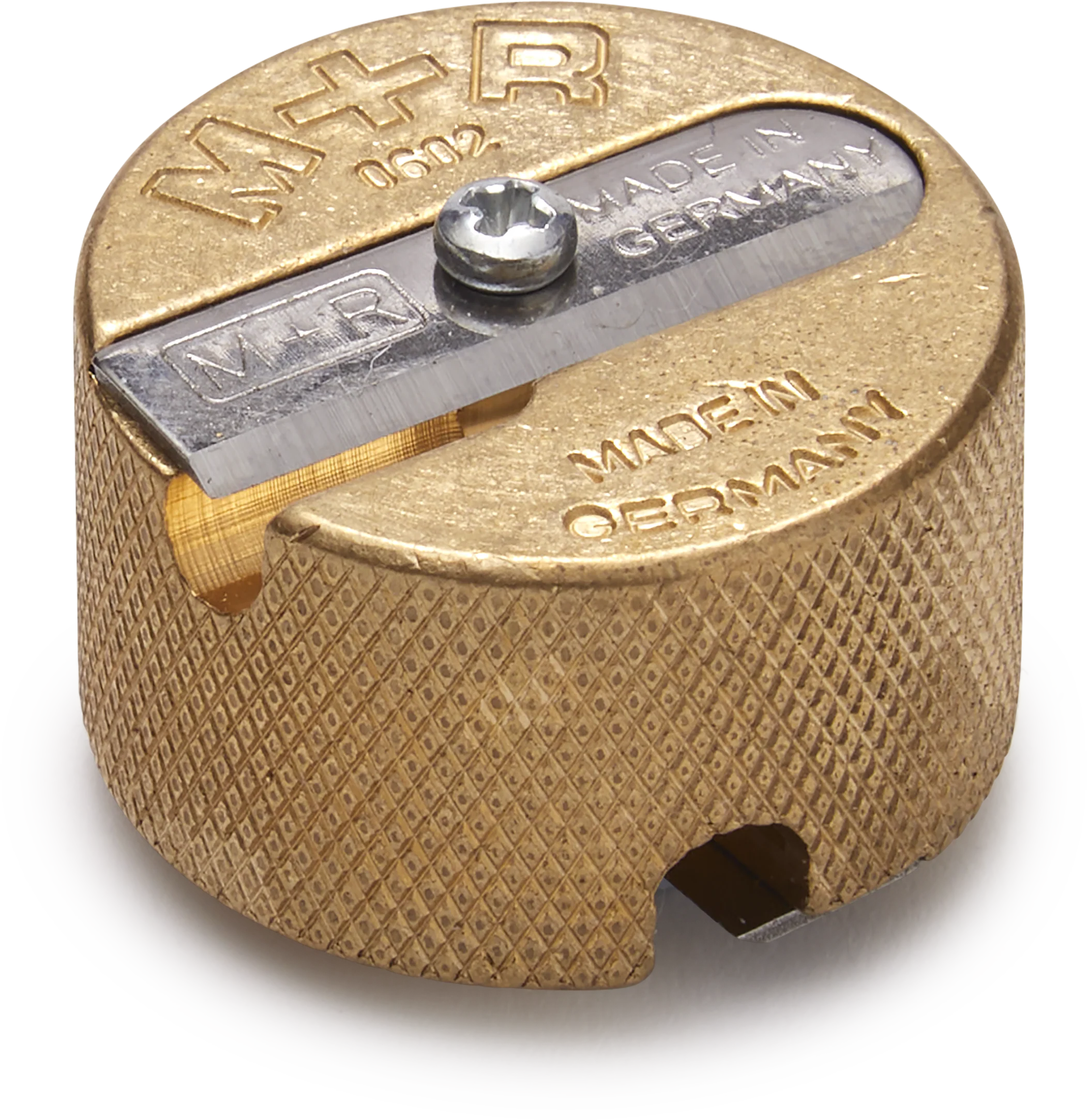 Brass Double Pencil Sharpener
