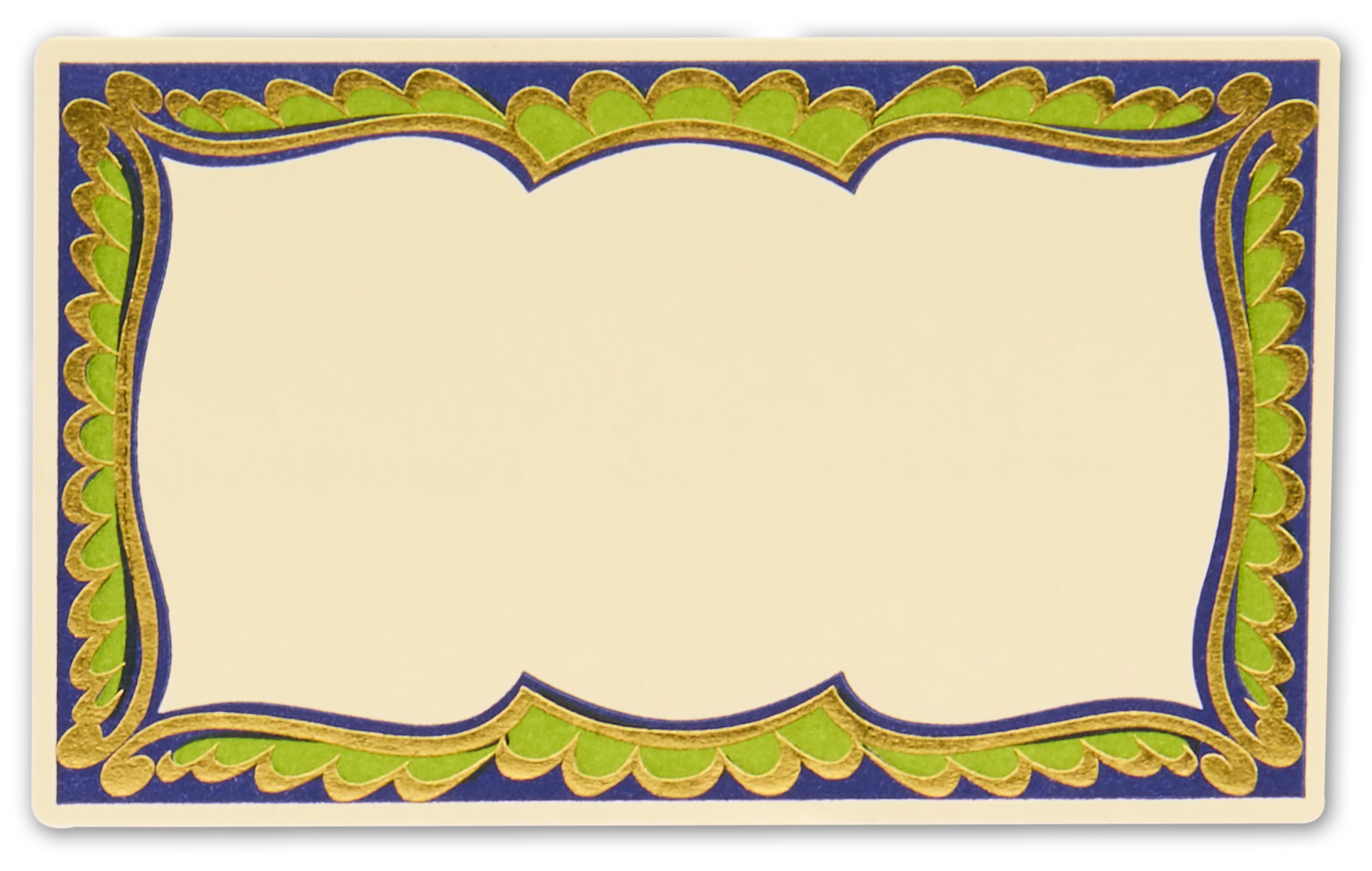 Choosing Keeping Gold Foiled Traditional Decorative Labels