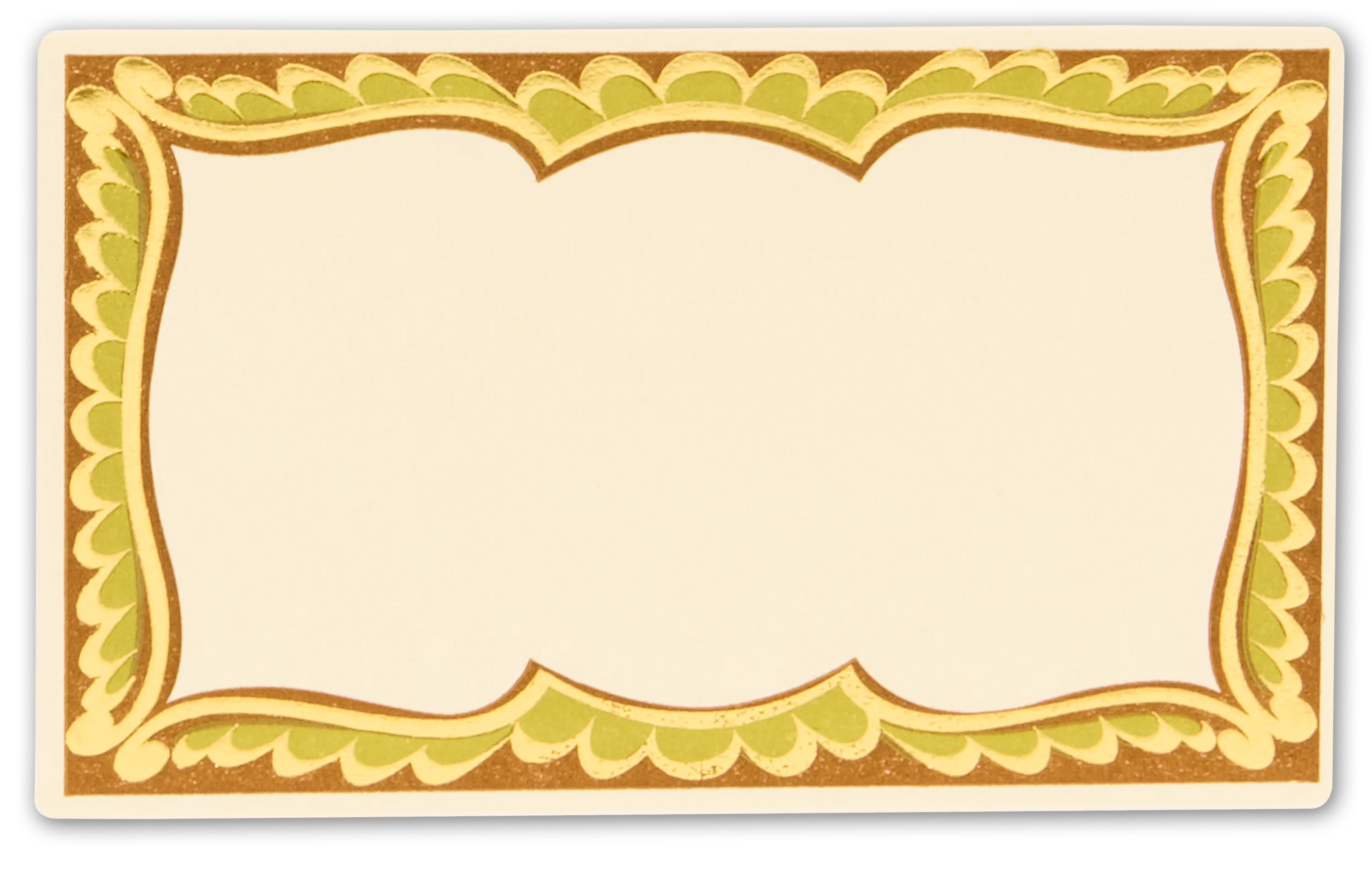 Choosing Keeping Gold Foiled Traditional Decorative Labels - Image 4