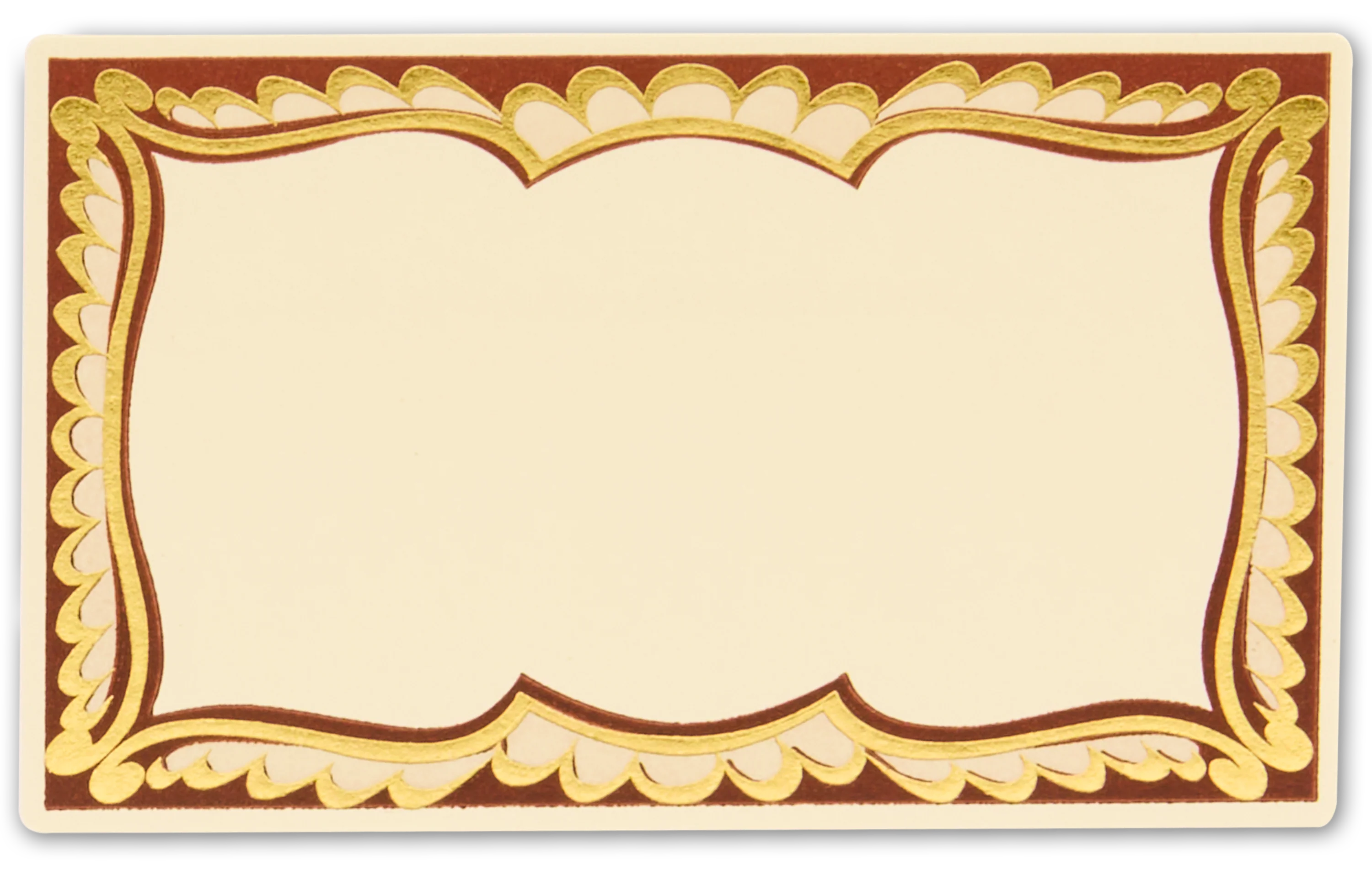 Choosing Keeping Gold Foiled Traditional Decorative Labels - Image 5