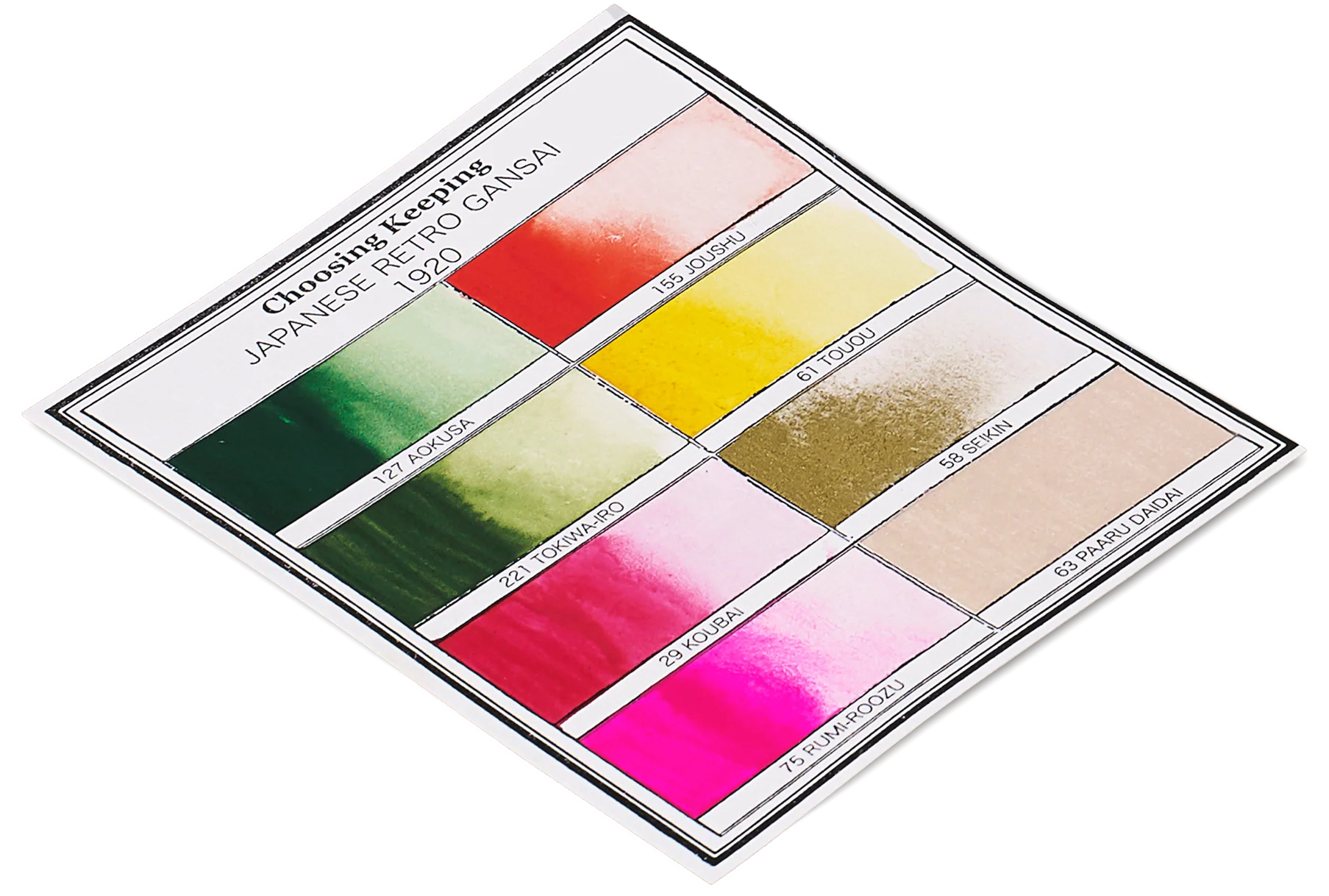 Choosing Keeping Retro Watercolour Set, 1920s - Image 2