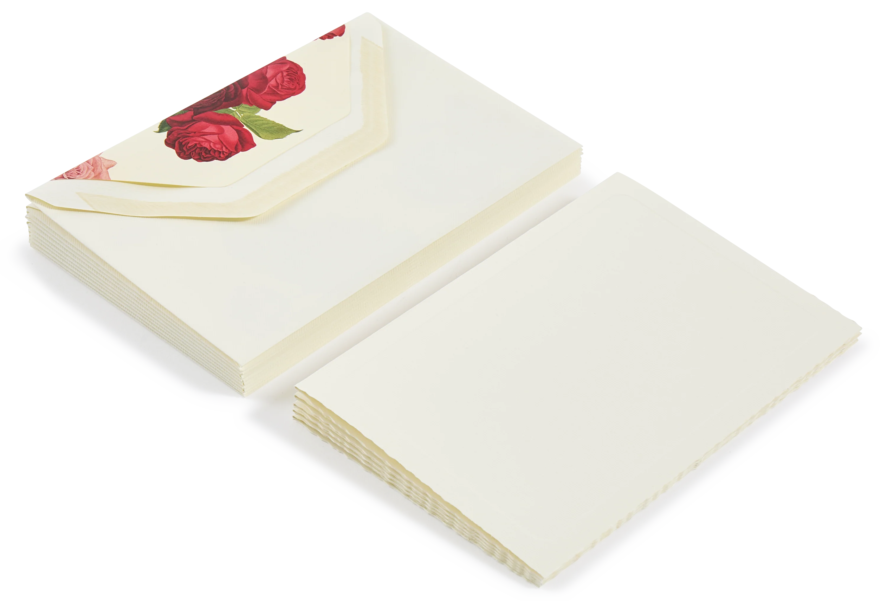 10 Cards and Envelopes - Letter Writing Set "Roses"