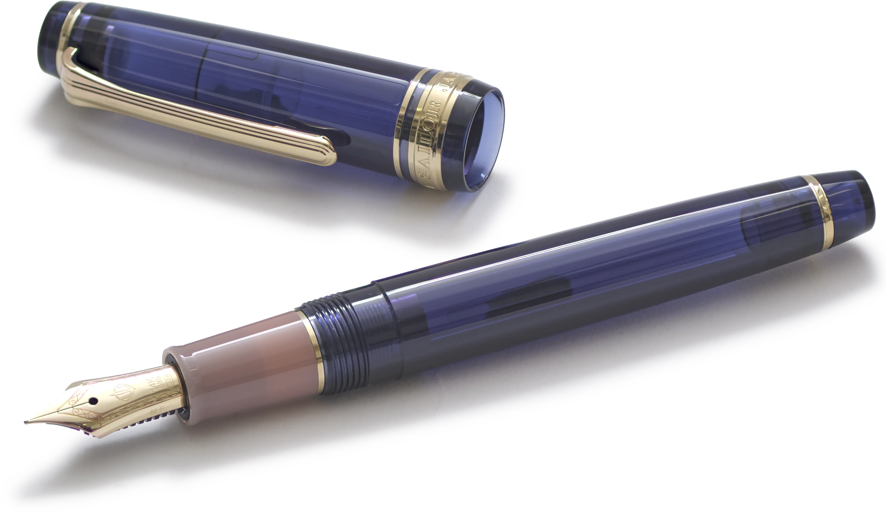 Dark Blue Yutsubame Sailor Pro Gear Slim Shikiori Sansui Fountain Pen
