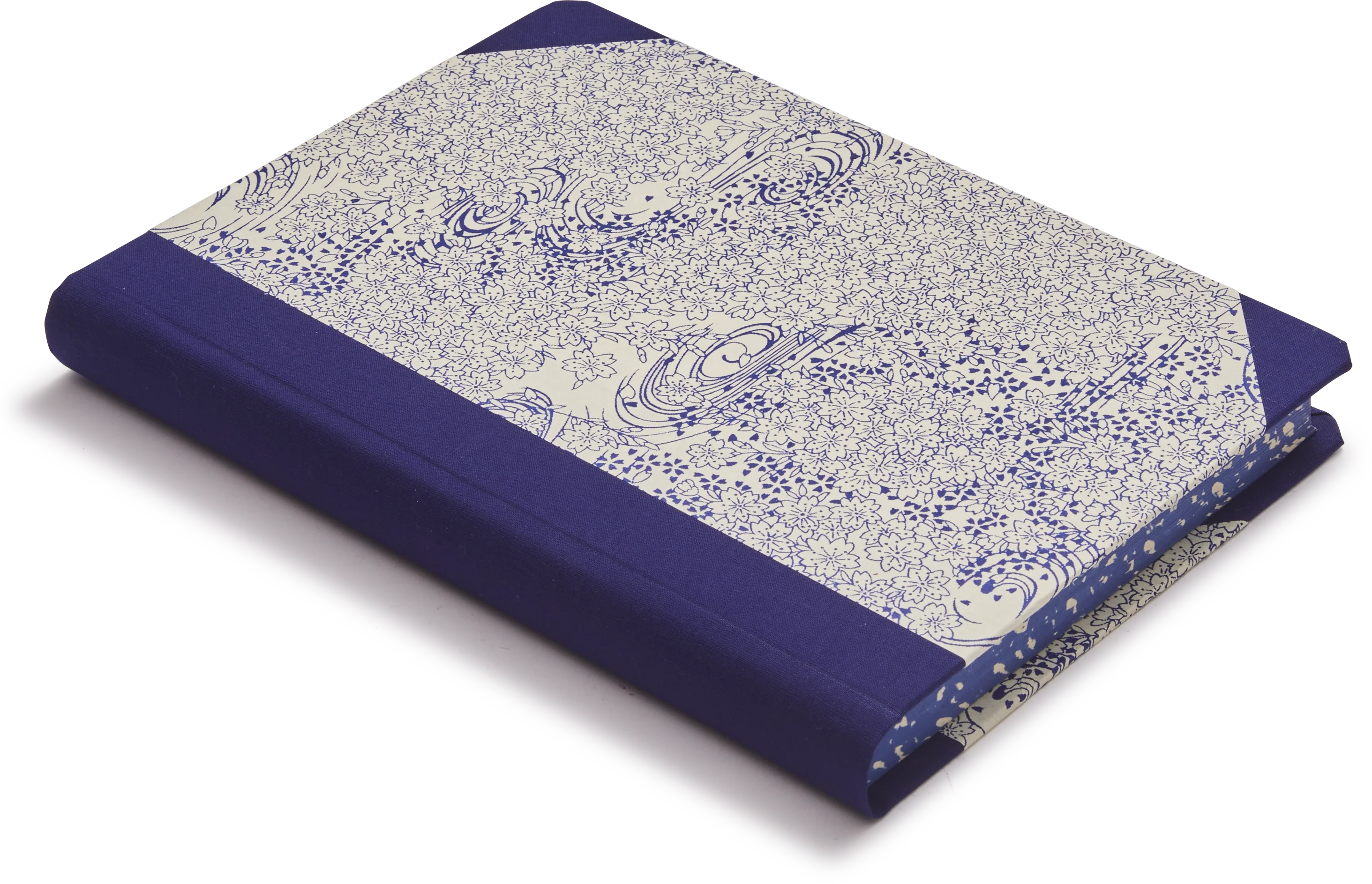Extra-Thick "Composition Ledger" Notebook, Chiyogami Notebook, Pond Lillies