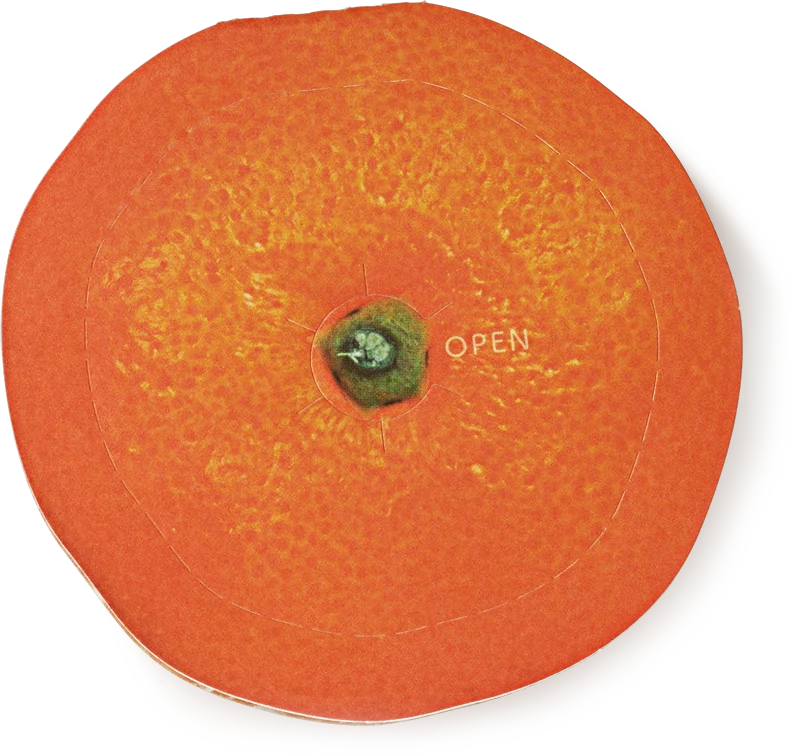 Faux Clementine Message Cards, Pack of 3