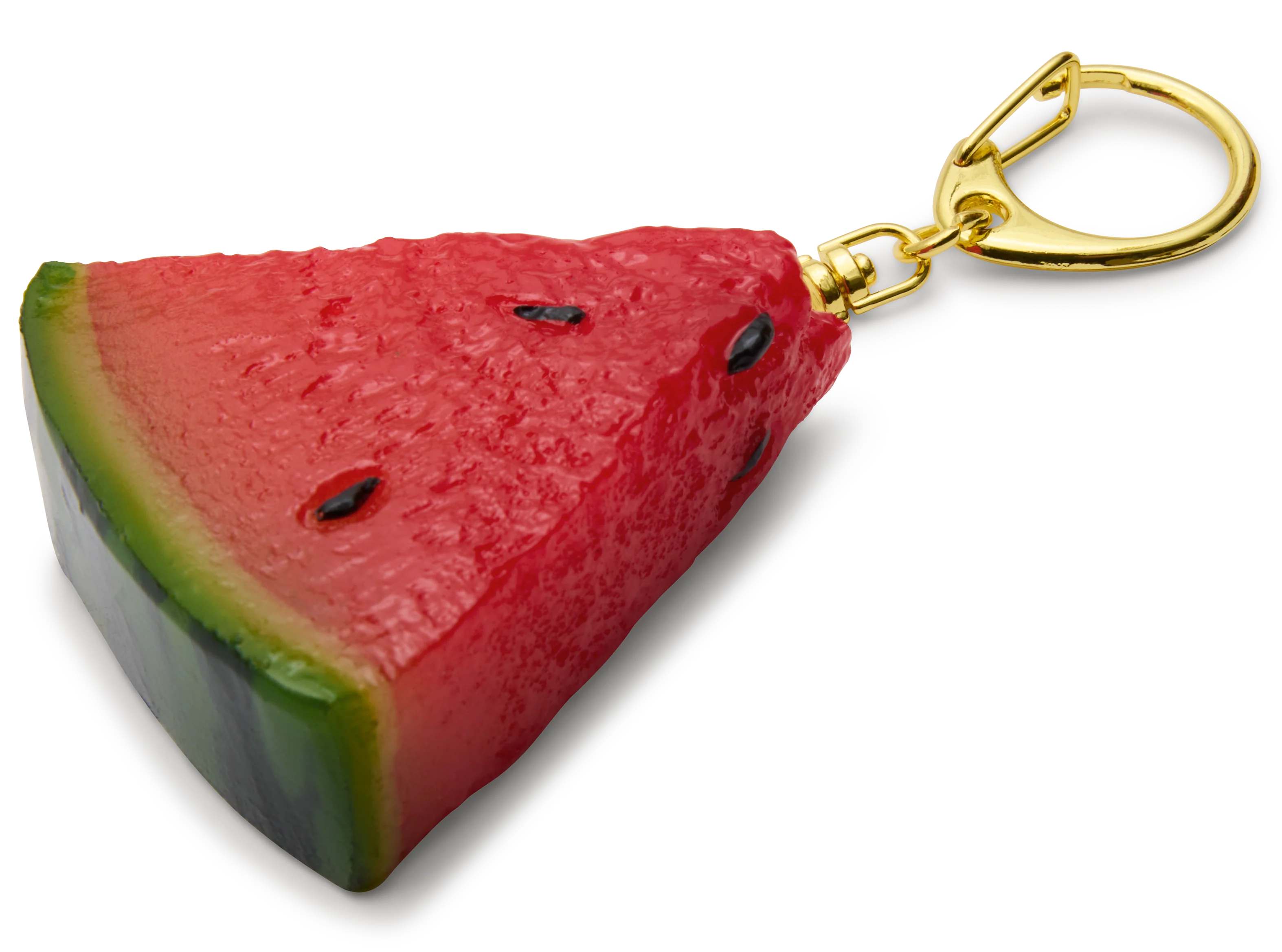Faux Watermelon Slice Keyring