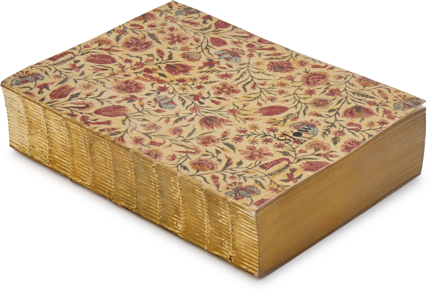 Gold Leaf Chintz Bible Size Journal