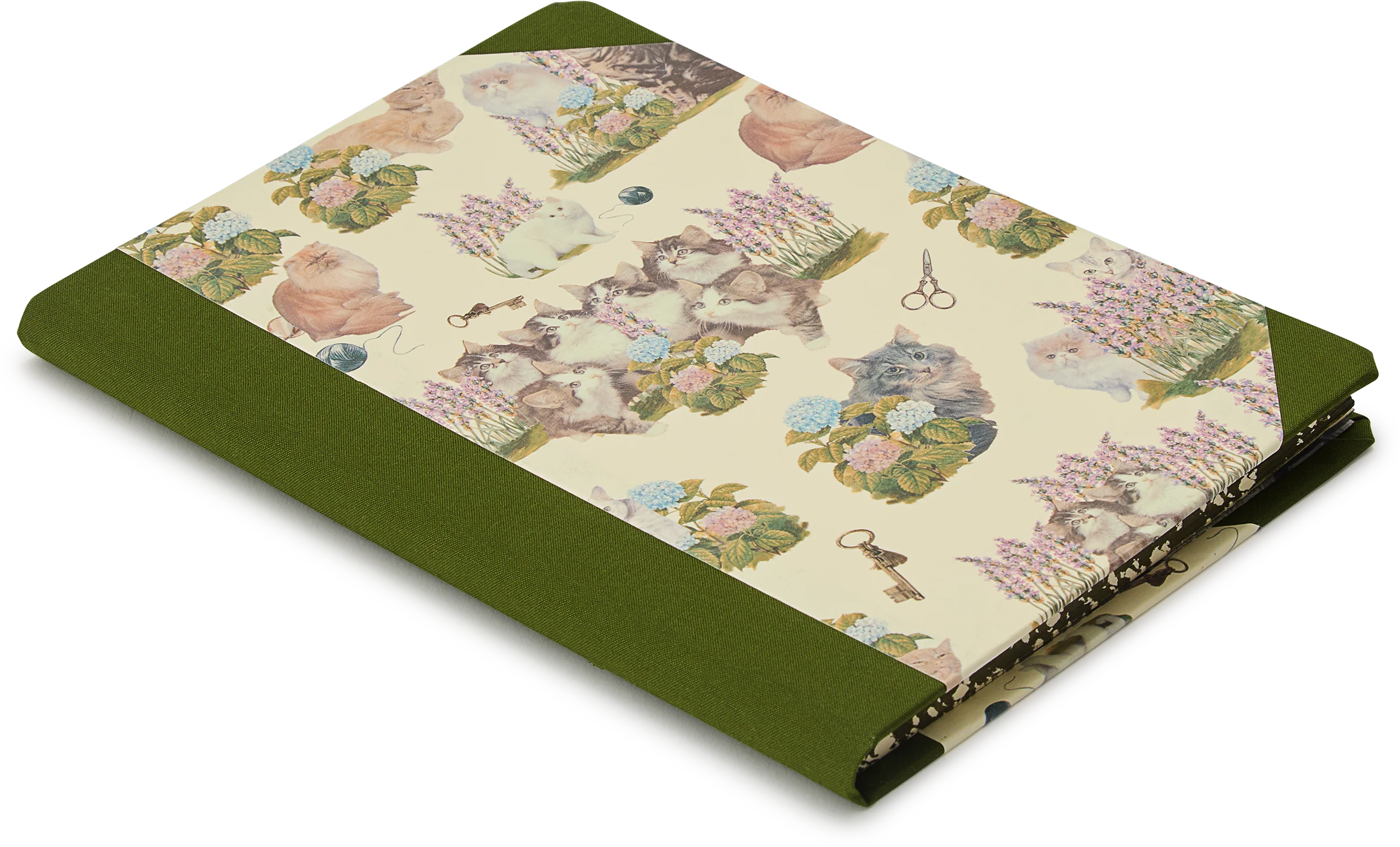 Hardback "Composition Ledger" Notebook, Chintz Cats