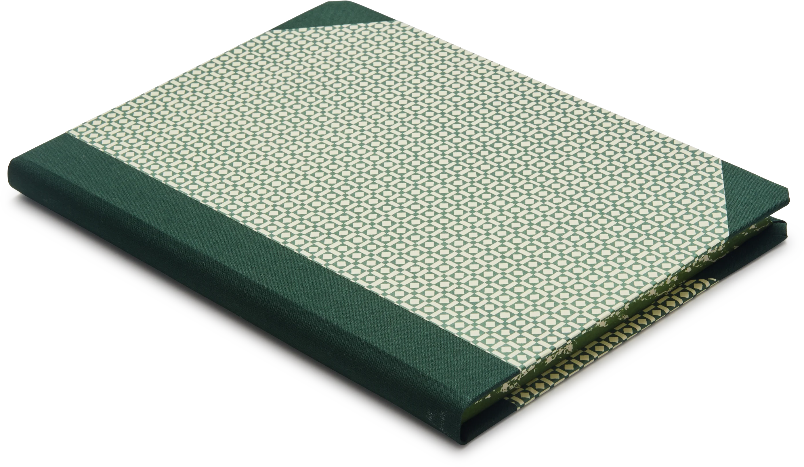 Hardback "Composition Ledger" Notebook, Green Spine