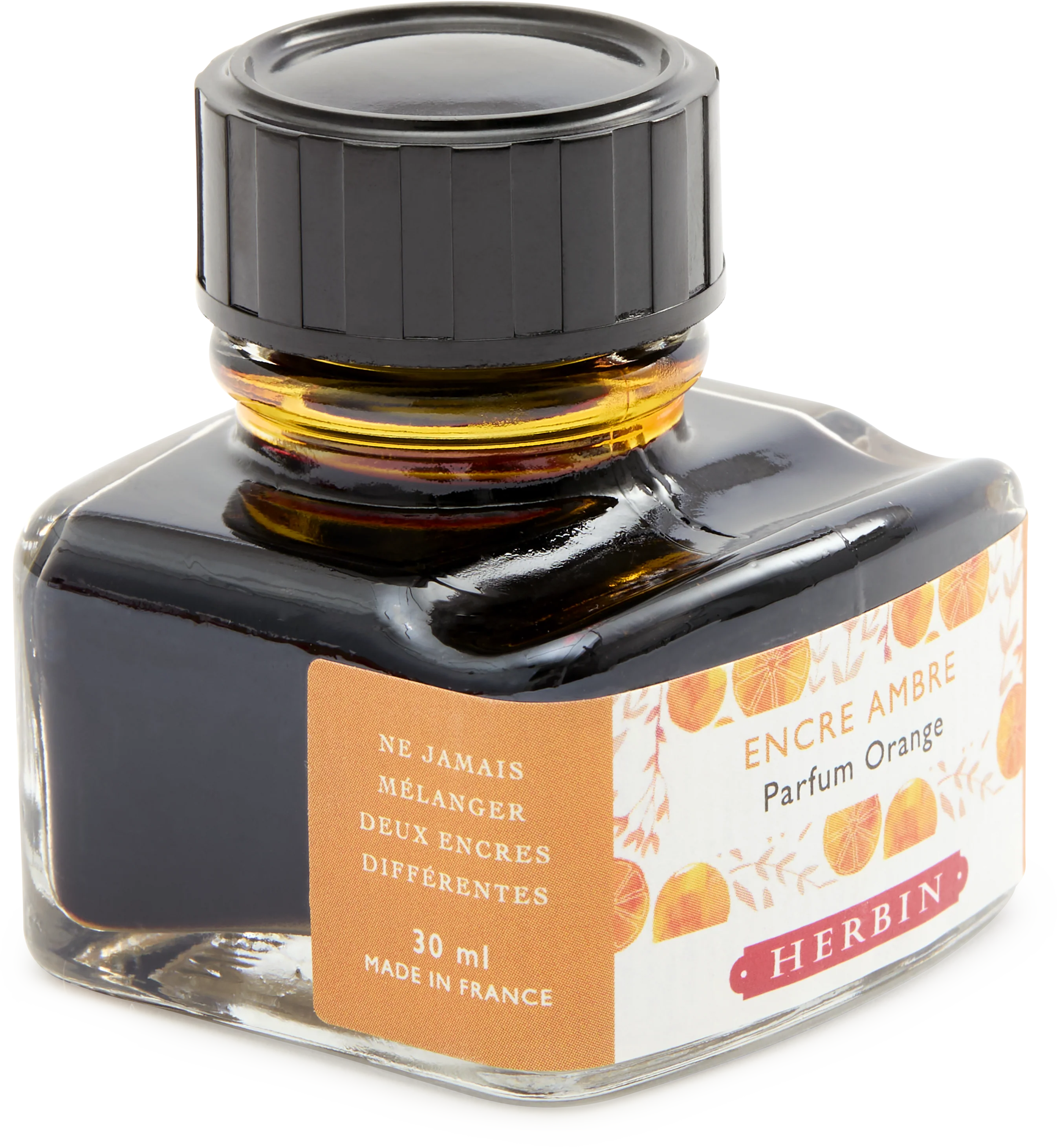 Herbin Orange Fragranced Fountain Pen Ink Bottle, 30ml