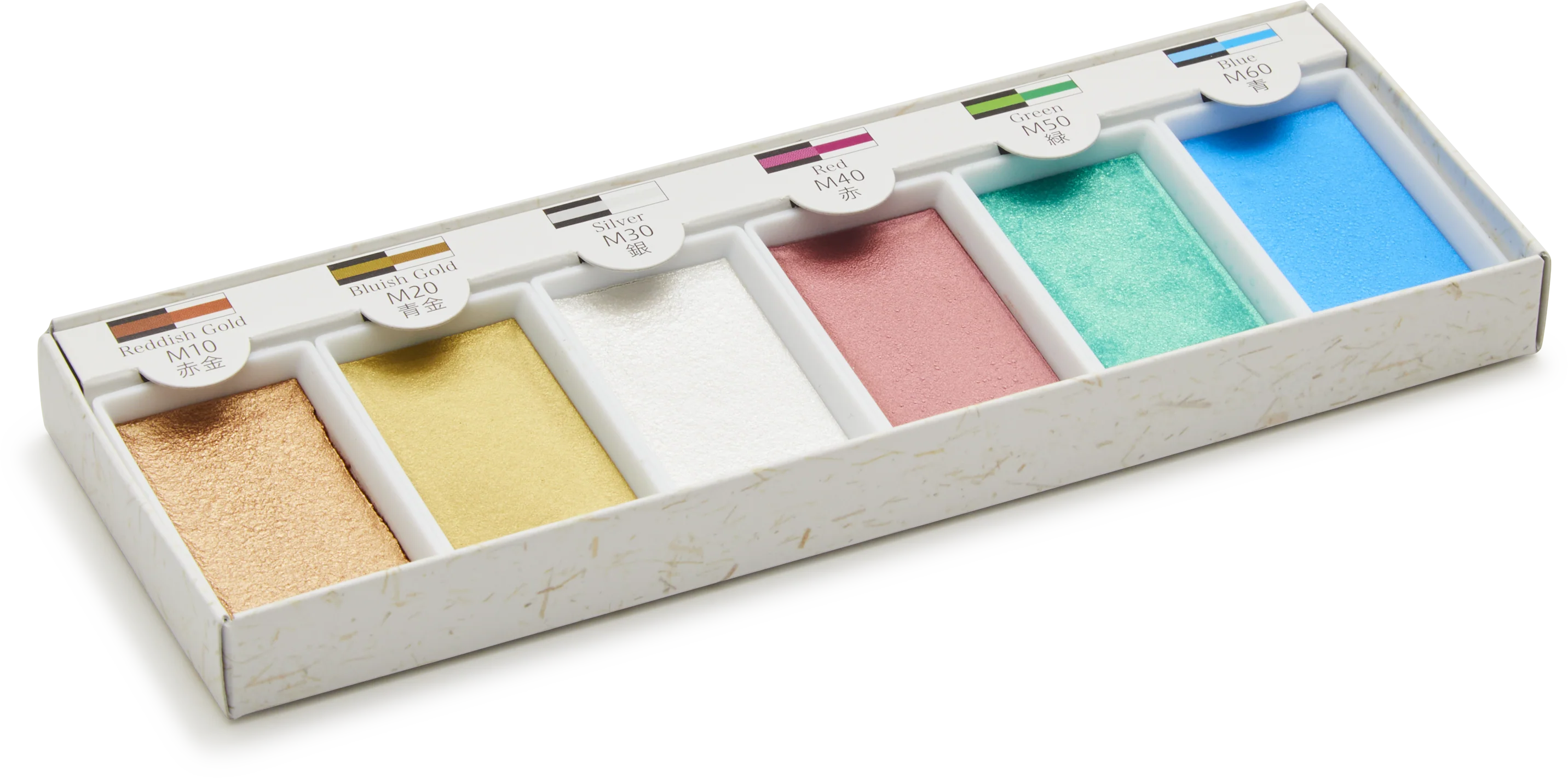 Japanese Metallics Watercolour Set, No. 1
