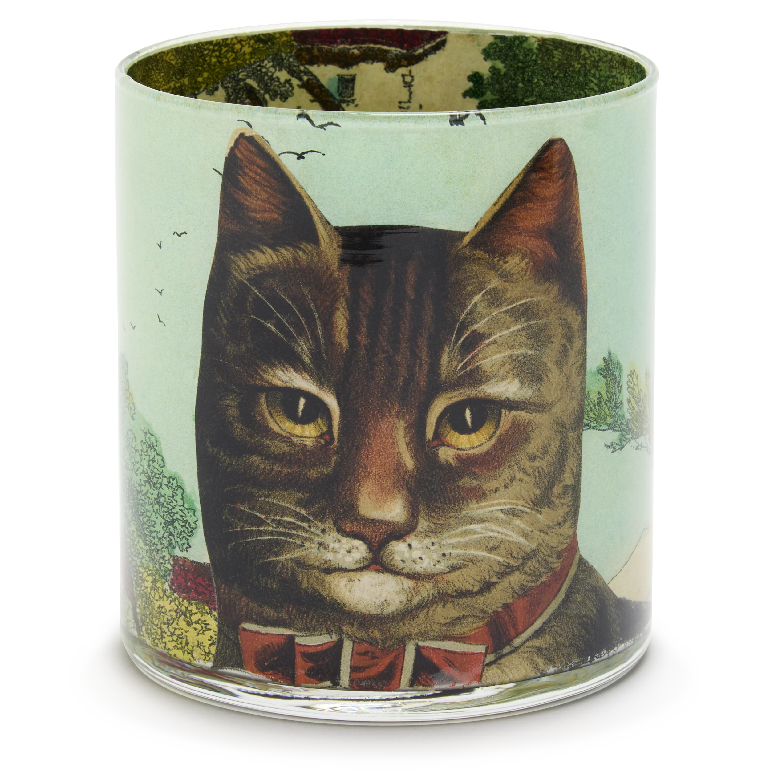 John Derian Desk Pencil Cup, Country Cat