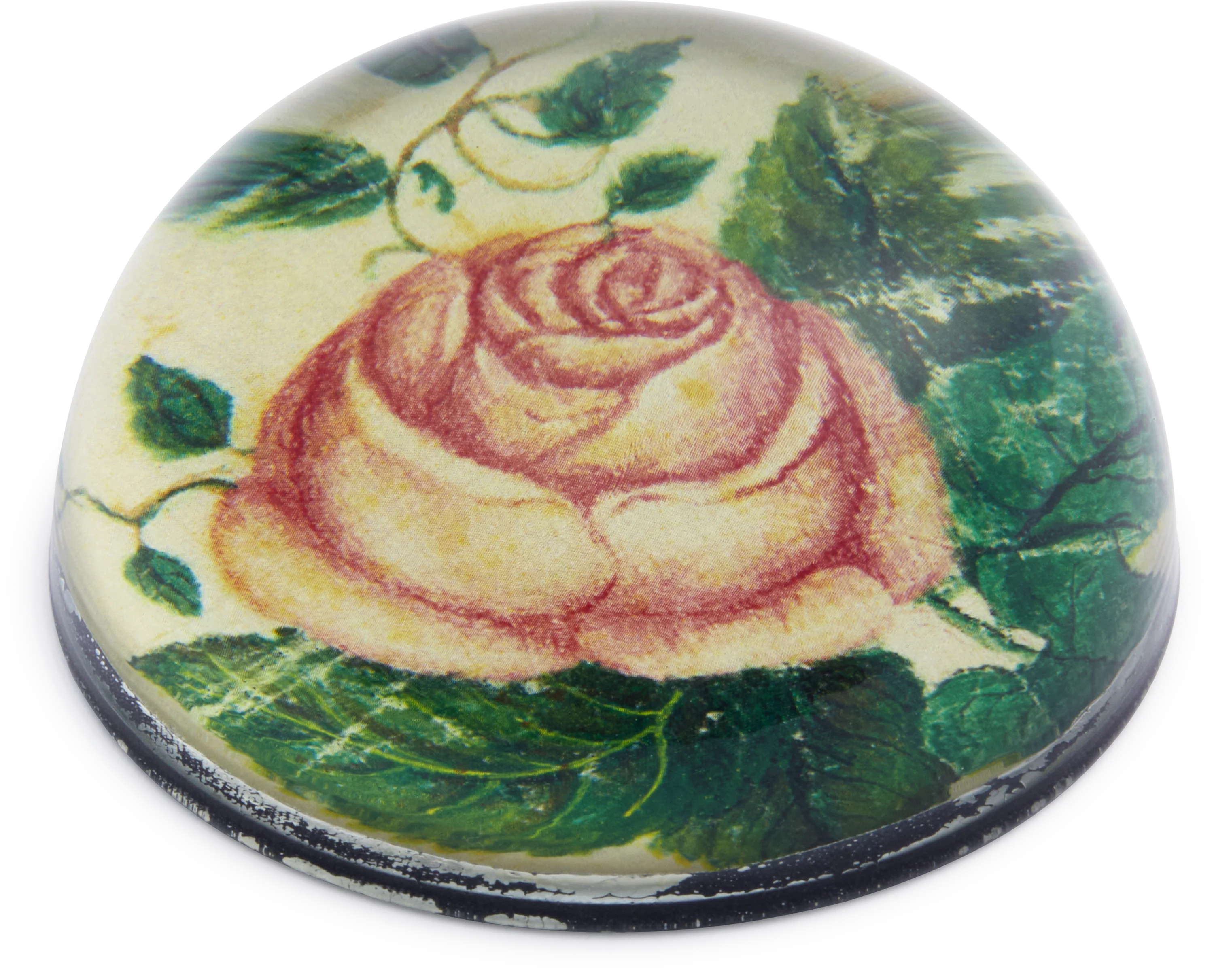John Derian Silk Rose Paperweight