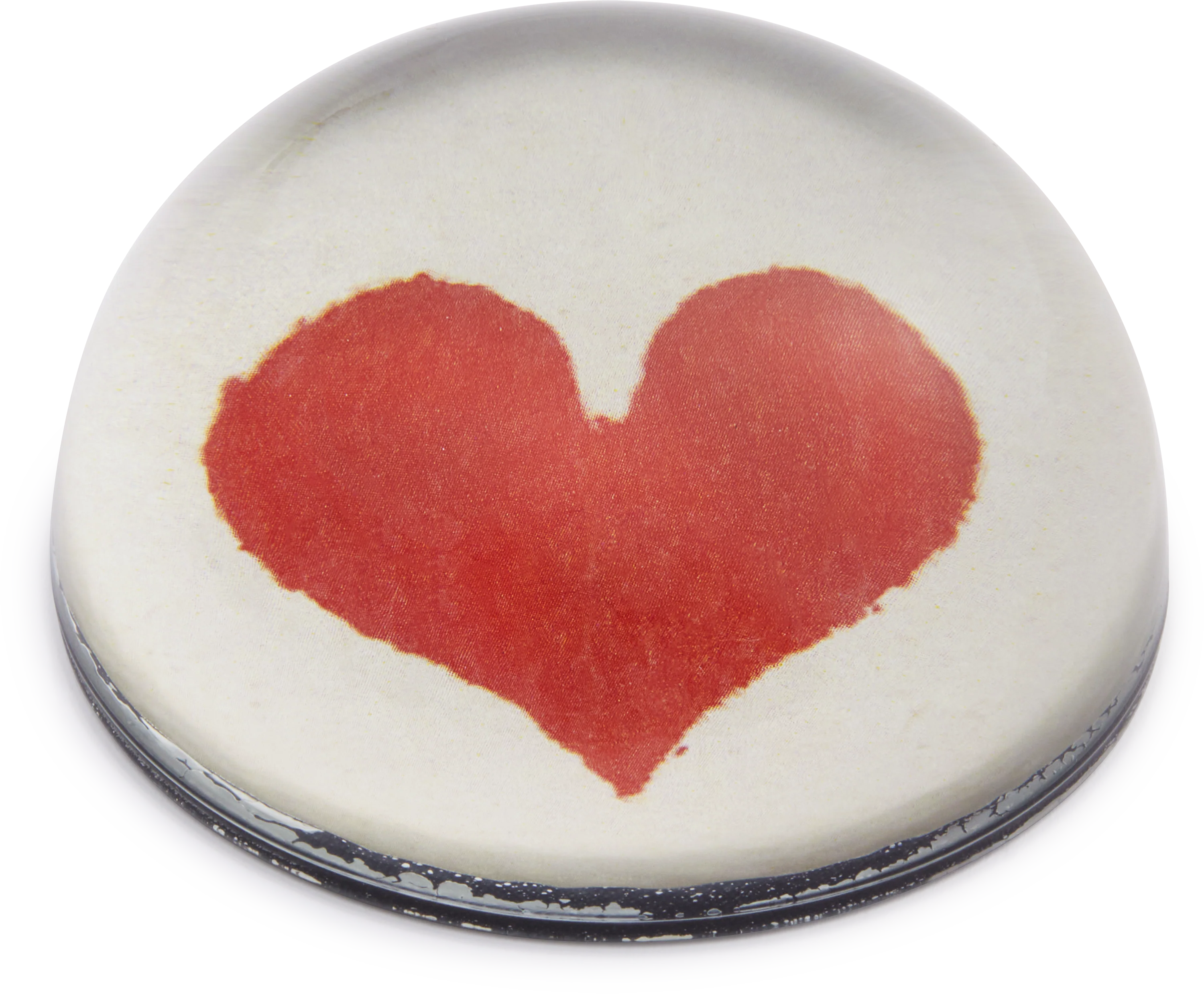John Derian Red Heart Paperweight