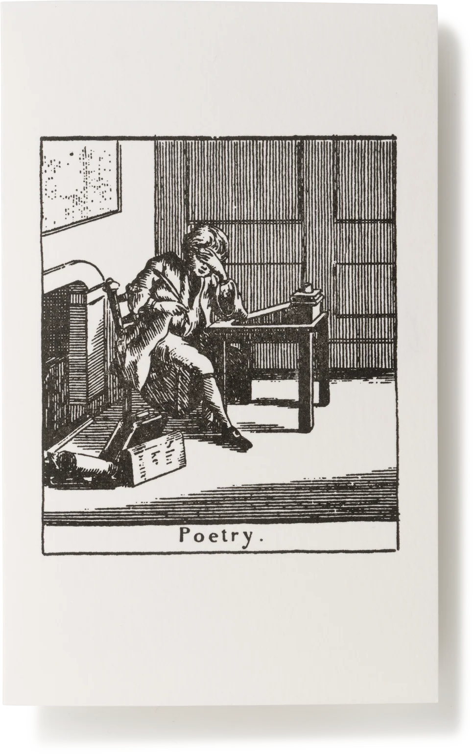 Letterpress Poetry Greeting Card