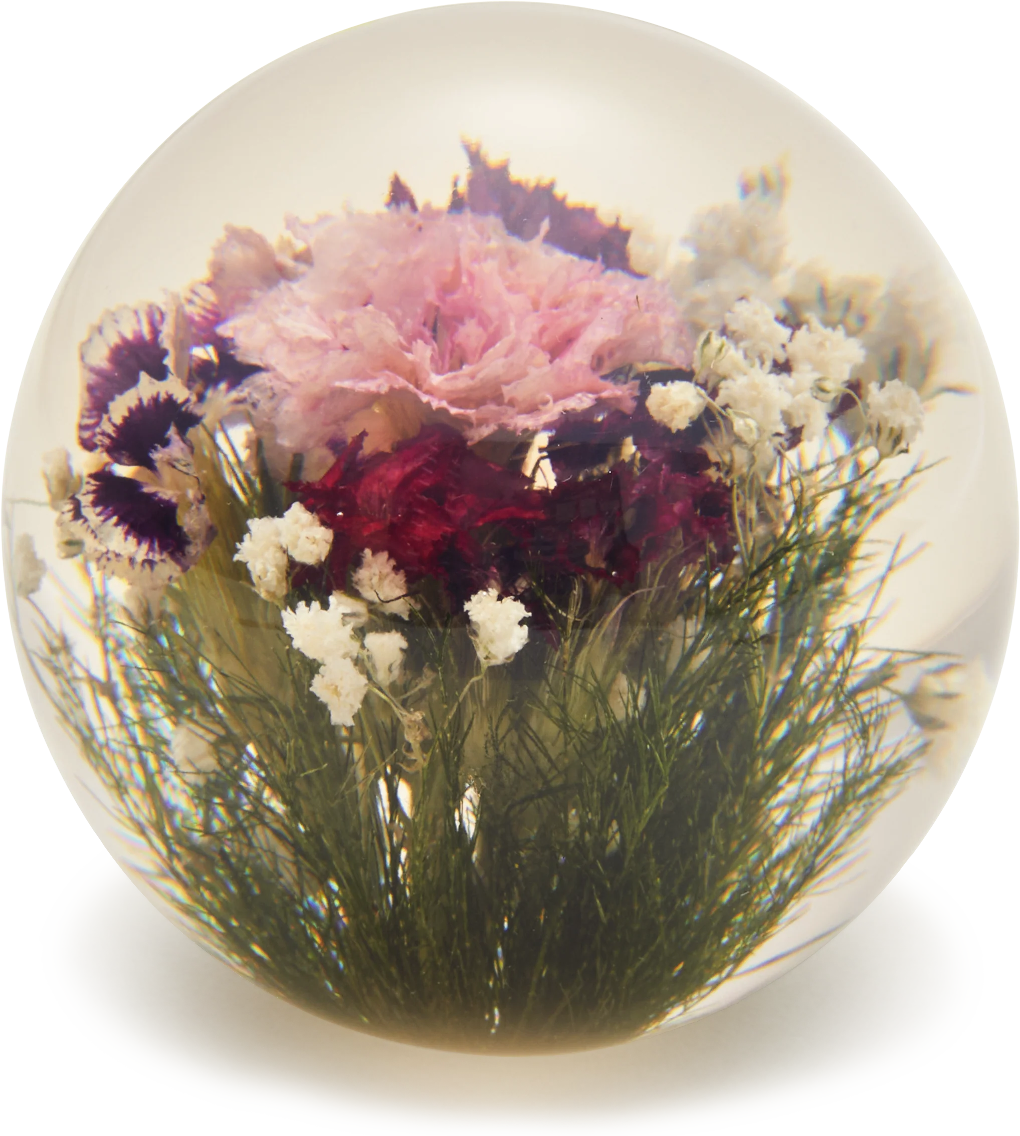 Mixed Flowers Paperweight