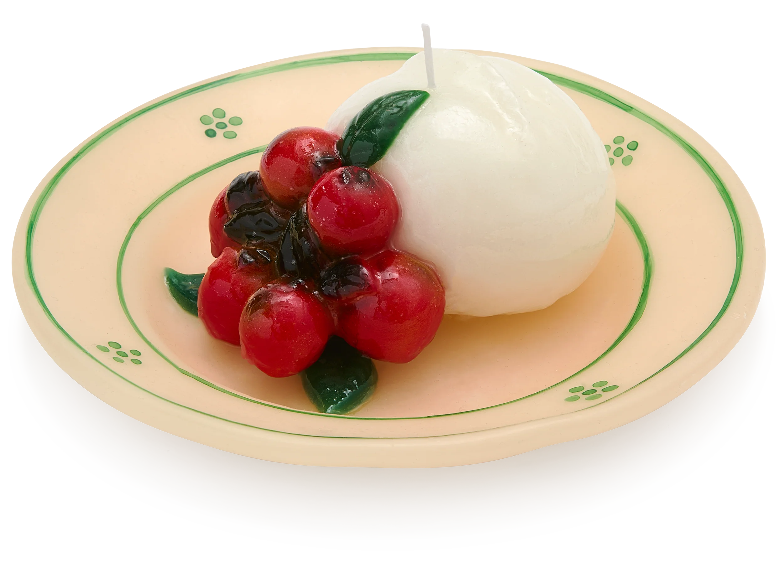 Mozzarella Plate Candle