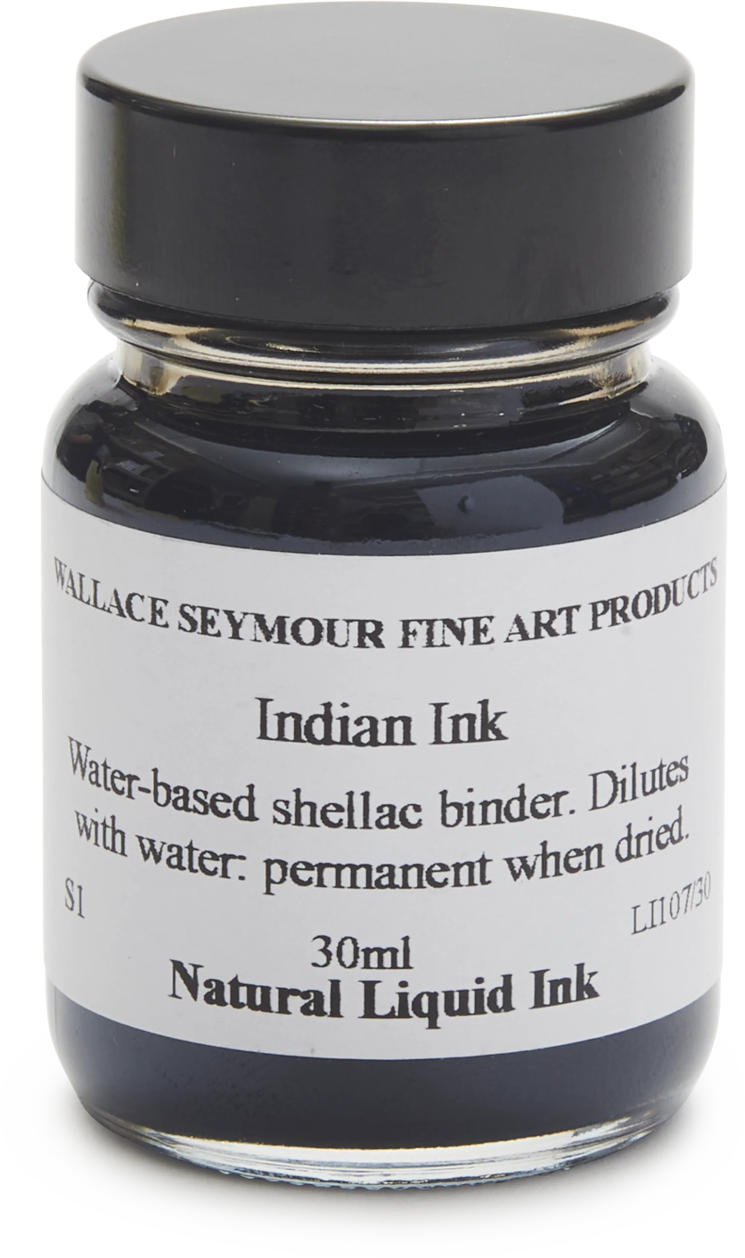 Natural Pigments Drawing Inks, Indian Ink 30ml