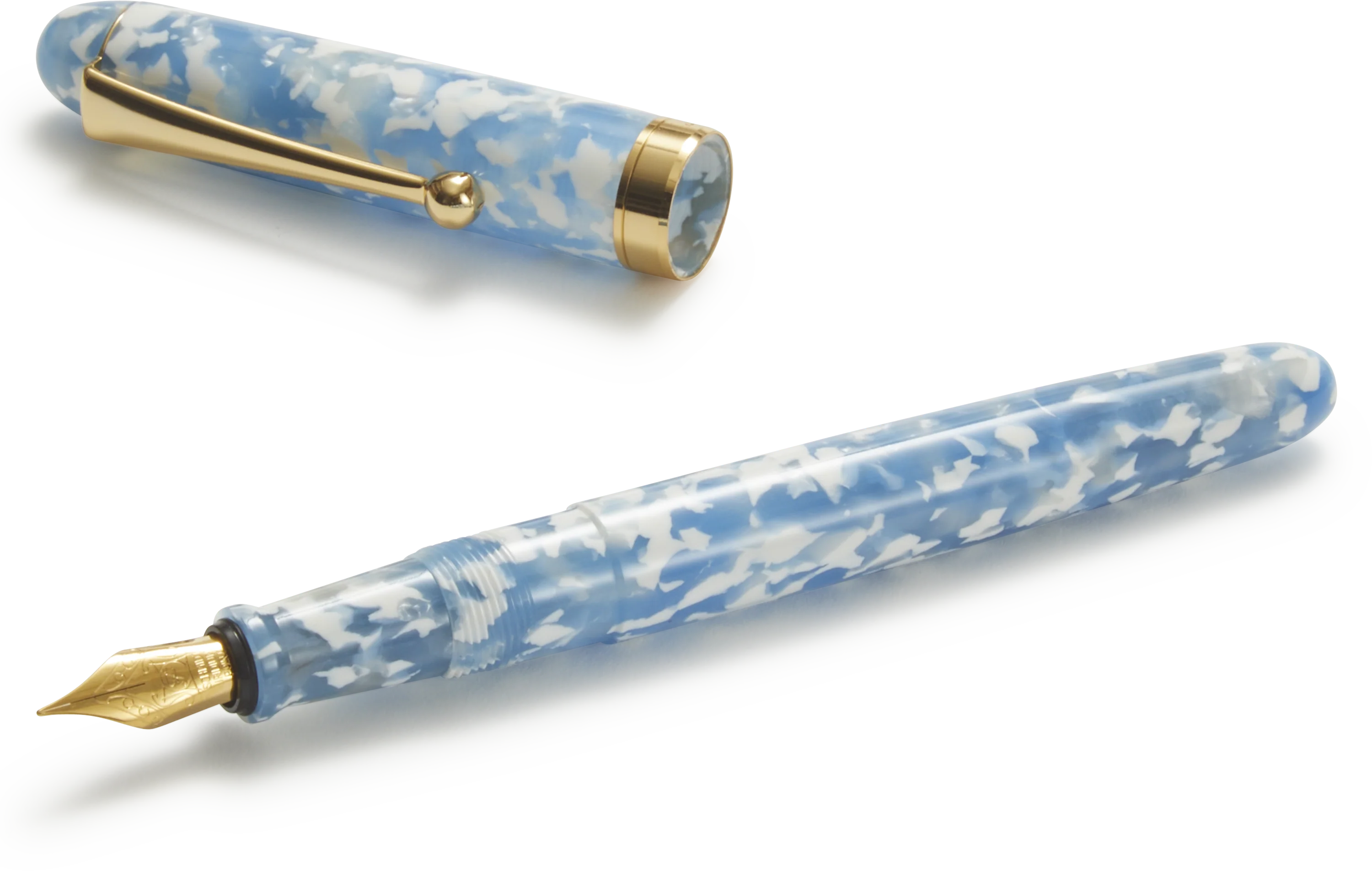 Ohnishi Seisakusho Sky and Clouds Acetate Fountain Pen