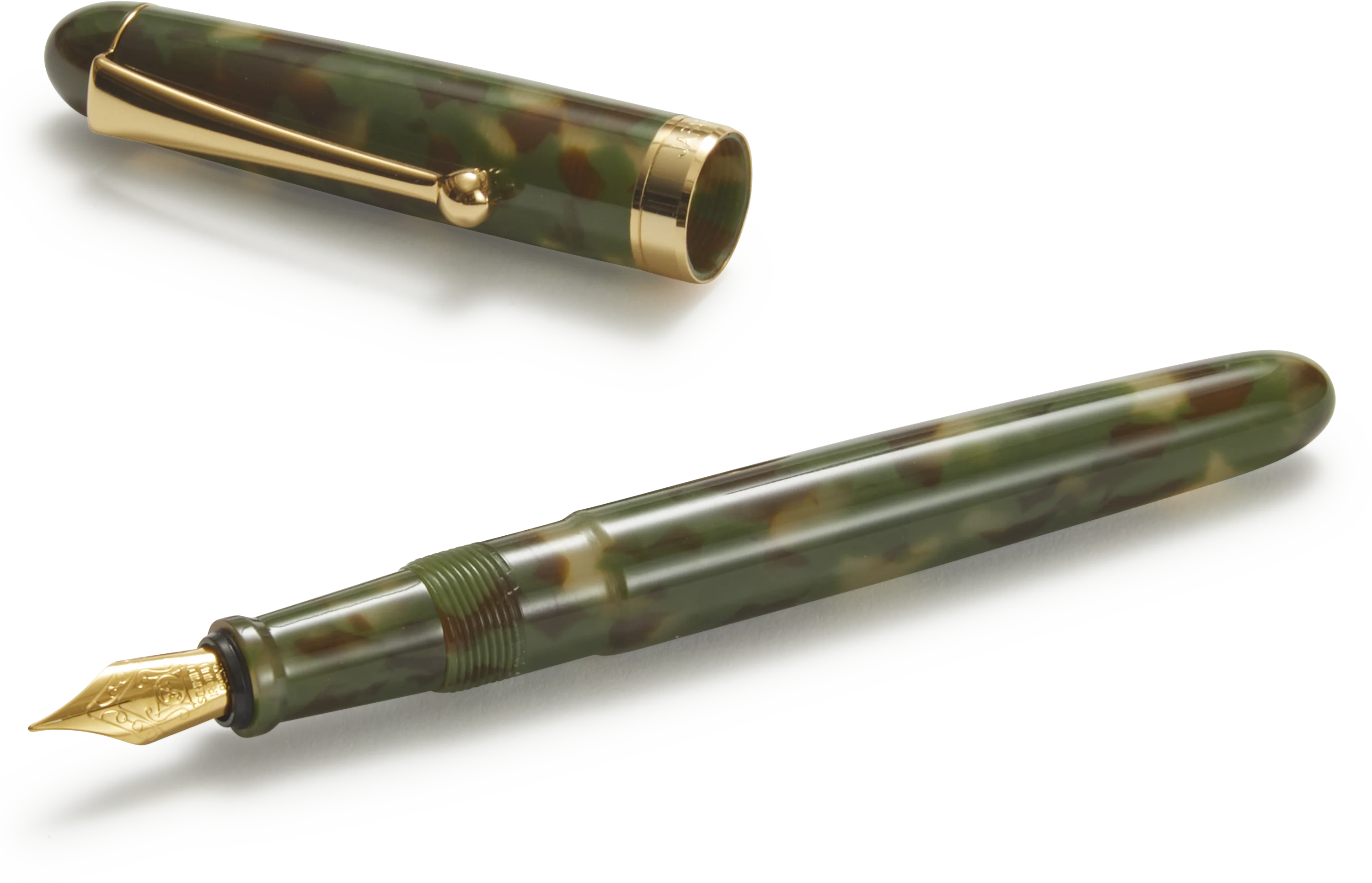 Ohnishi Seisakusho Camouflage Acetate Fountain Pen