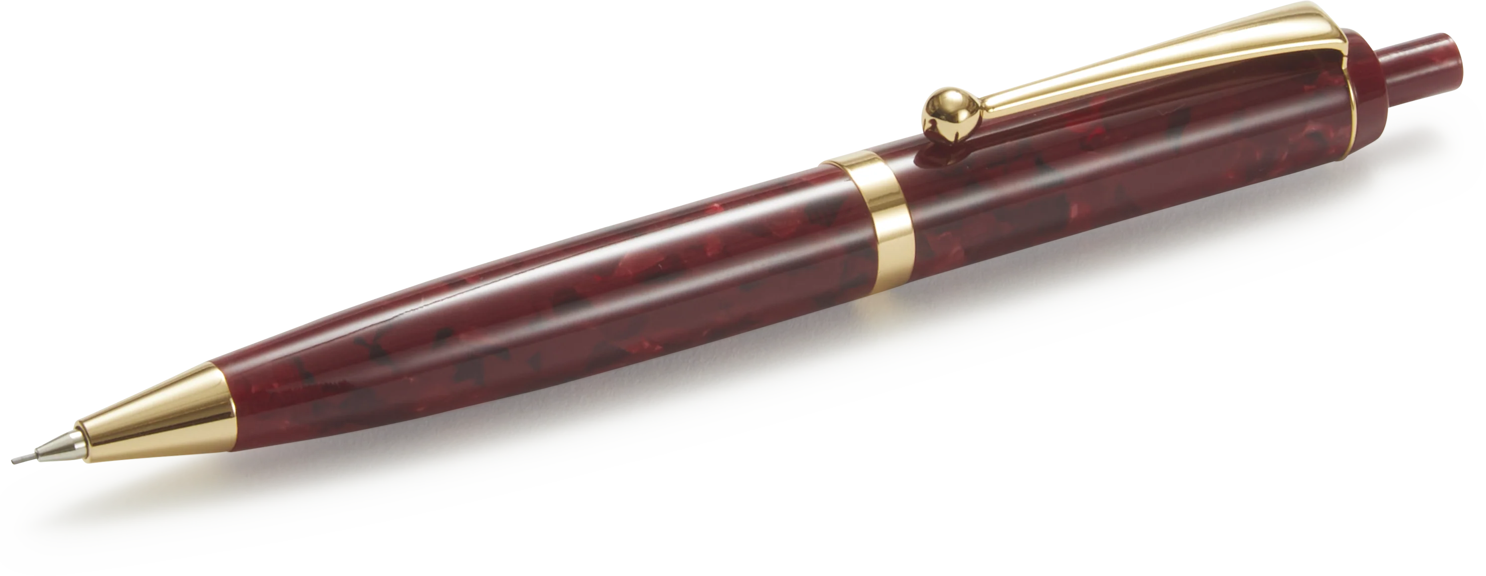 Ohnishi Seisakusho Red Marble Acetate 0.5mm Mechanical Pencil