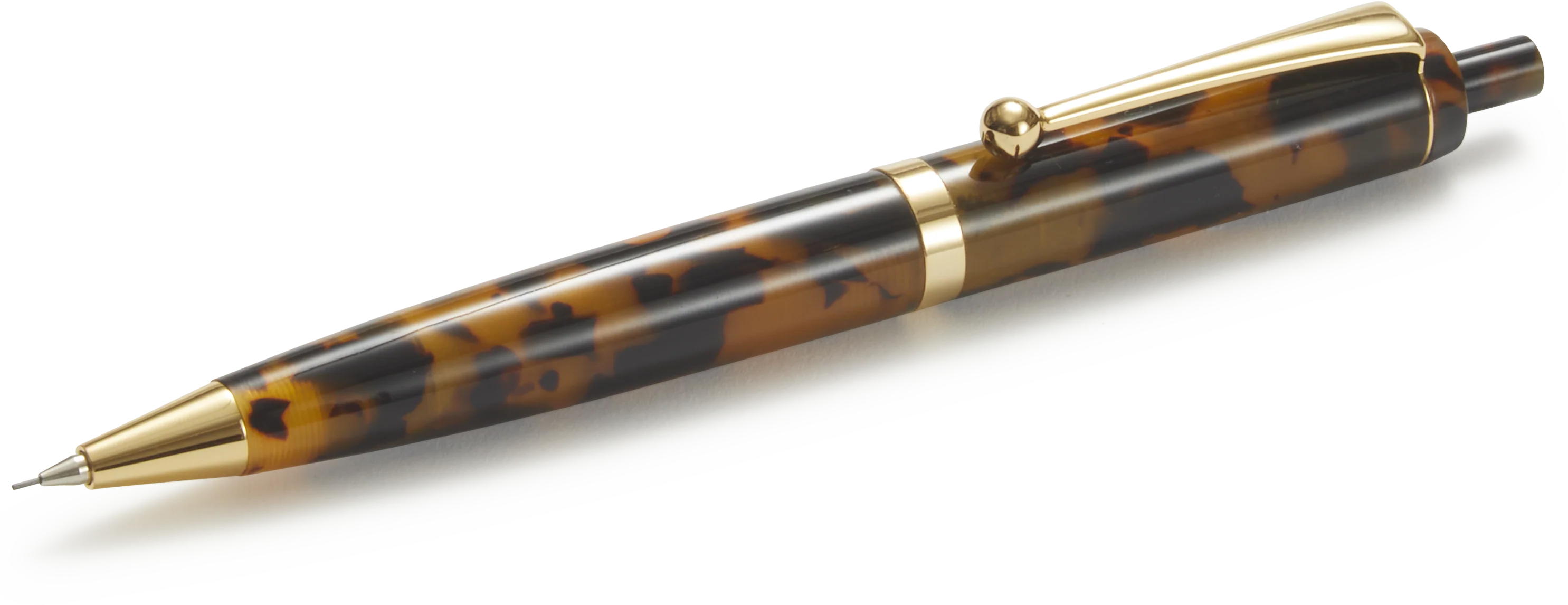 Ohnishi Seisakusho Tortoise Shell Celluloid 0.5mm Mechanical Pencil