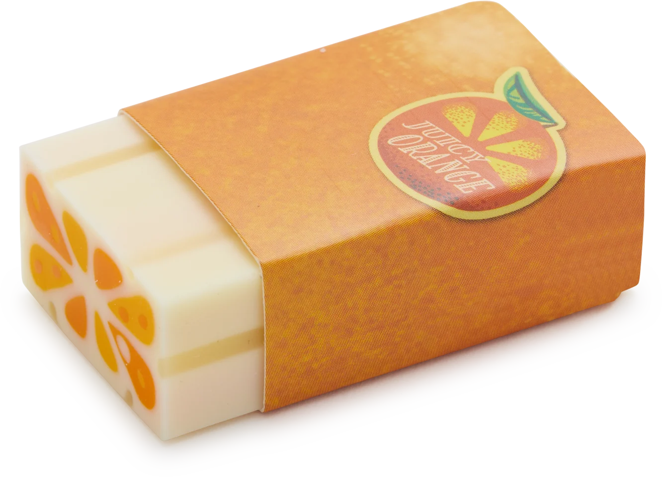 Orange Cross Section Fruit Eraser