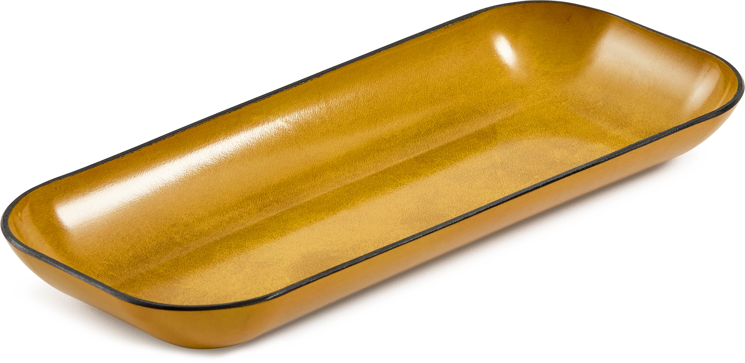 Oblong Leather Trays - Image 4