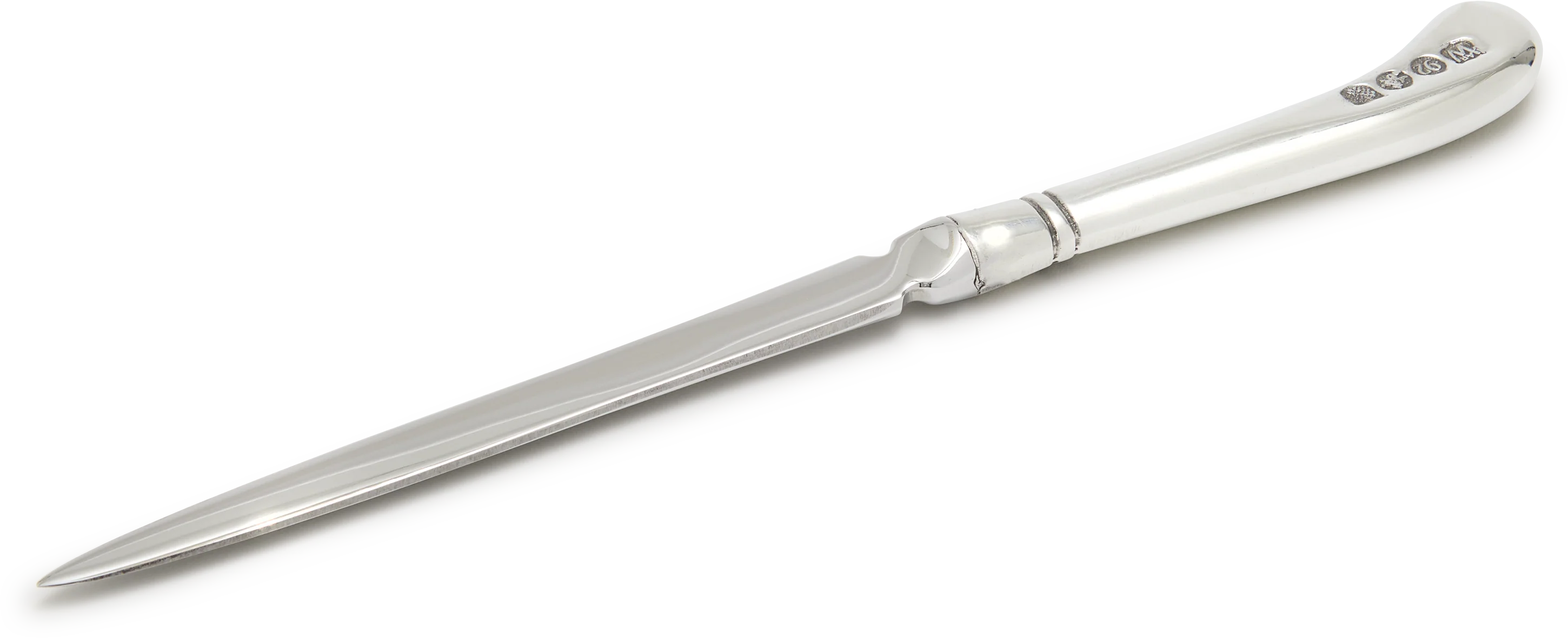 Pewter and Stainless Steel Pistol Letter Opener