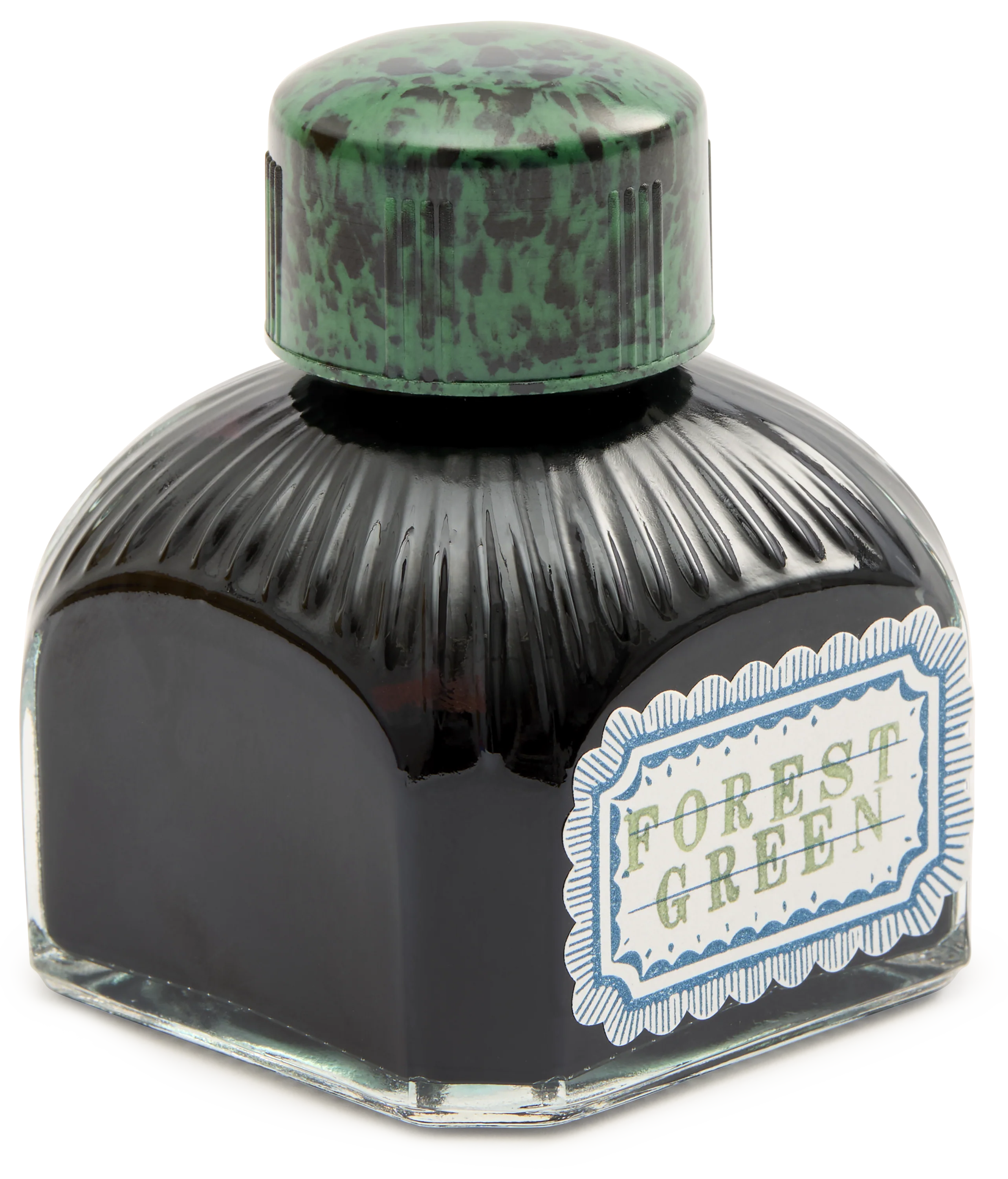 Premium British Forest Green Fountain Pen Ink Bottle, 80ml
