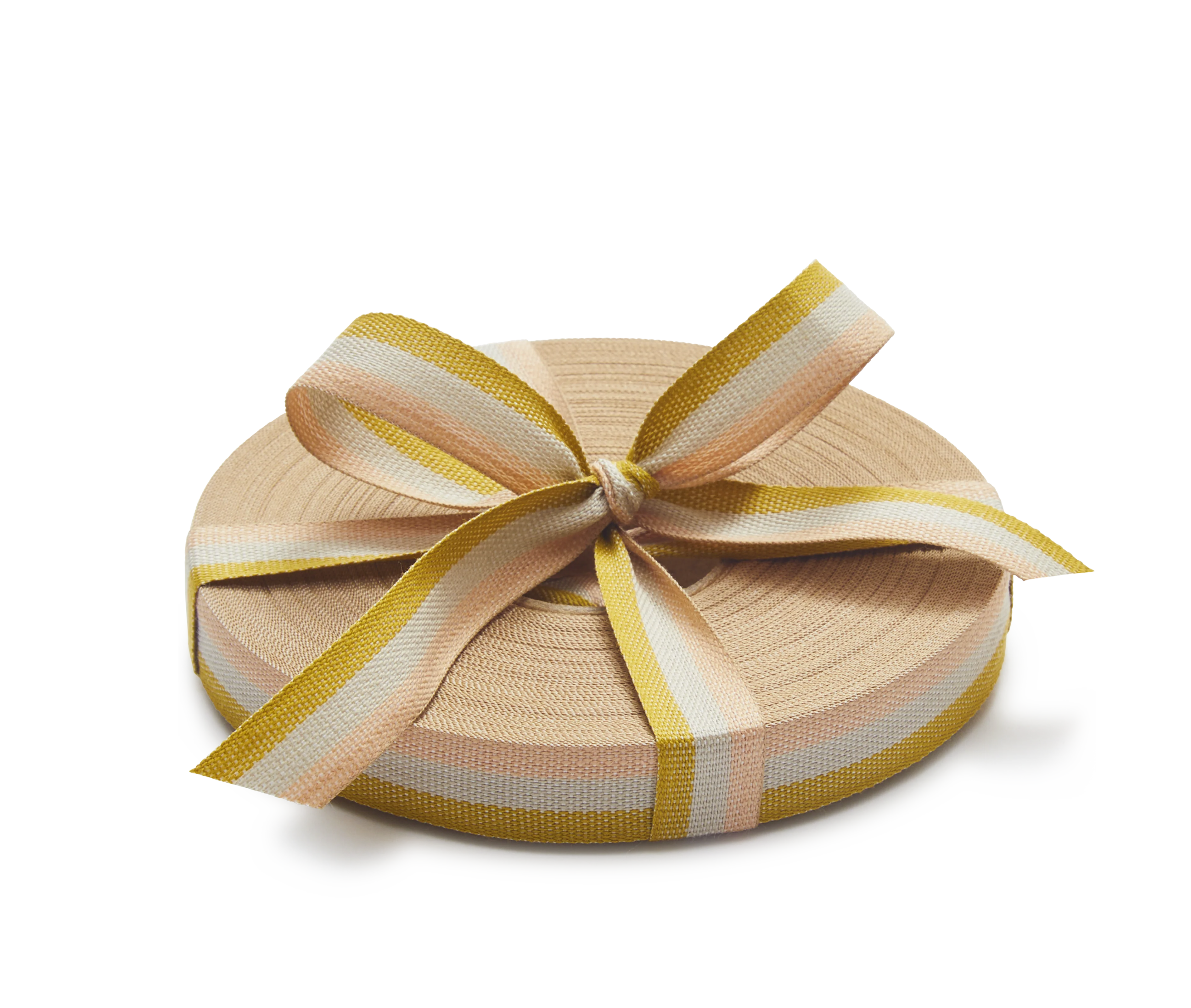 Premium Quality Cotton Ribbon, Chartreuse, 25m roll