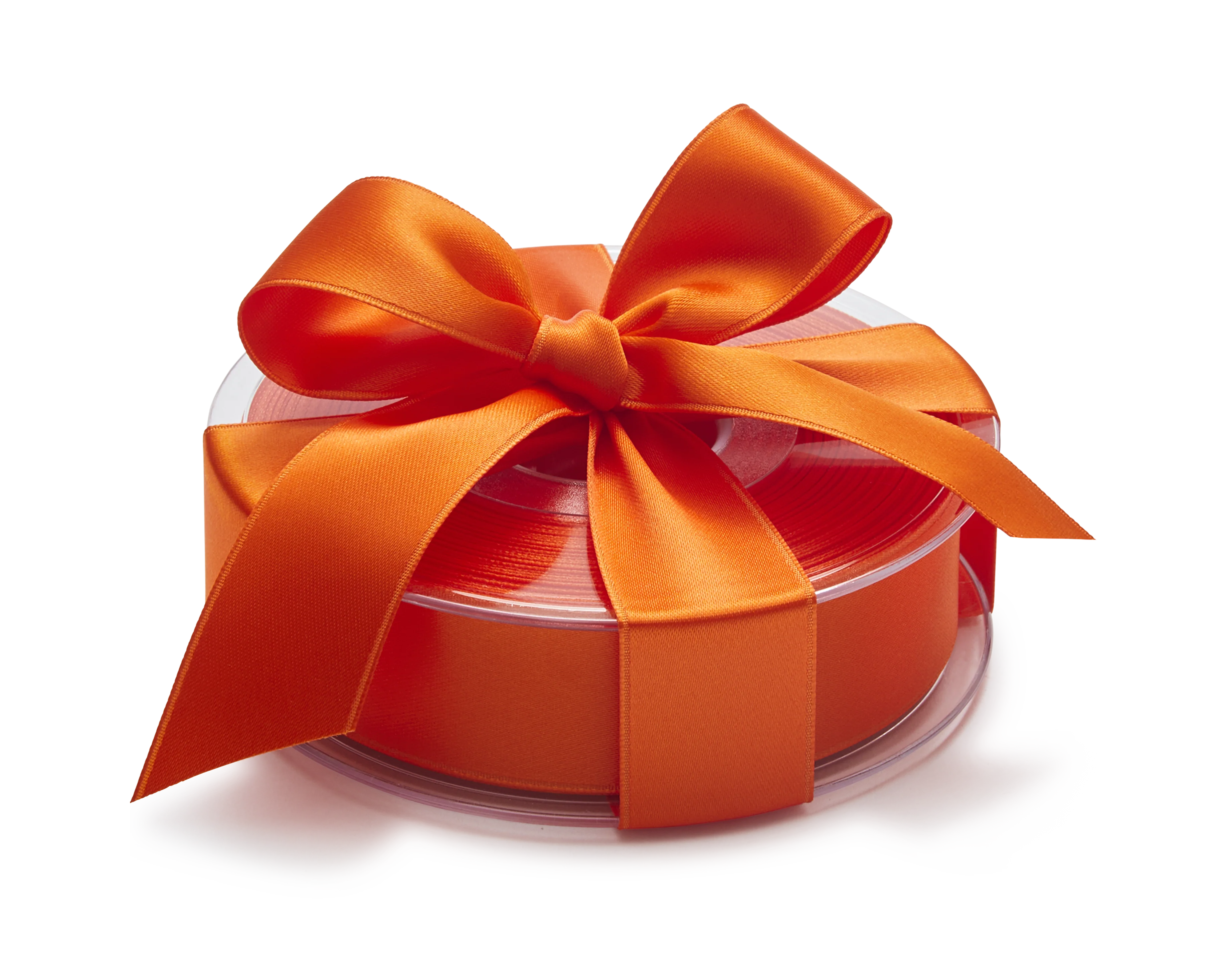 Premium Quality Swiss Ribbon, Clementine, 25m roll