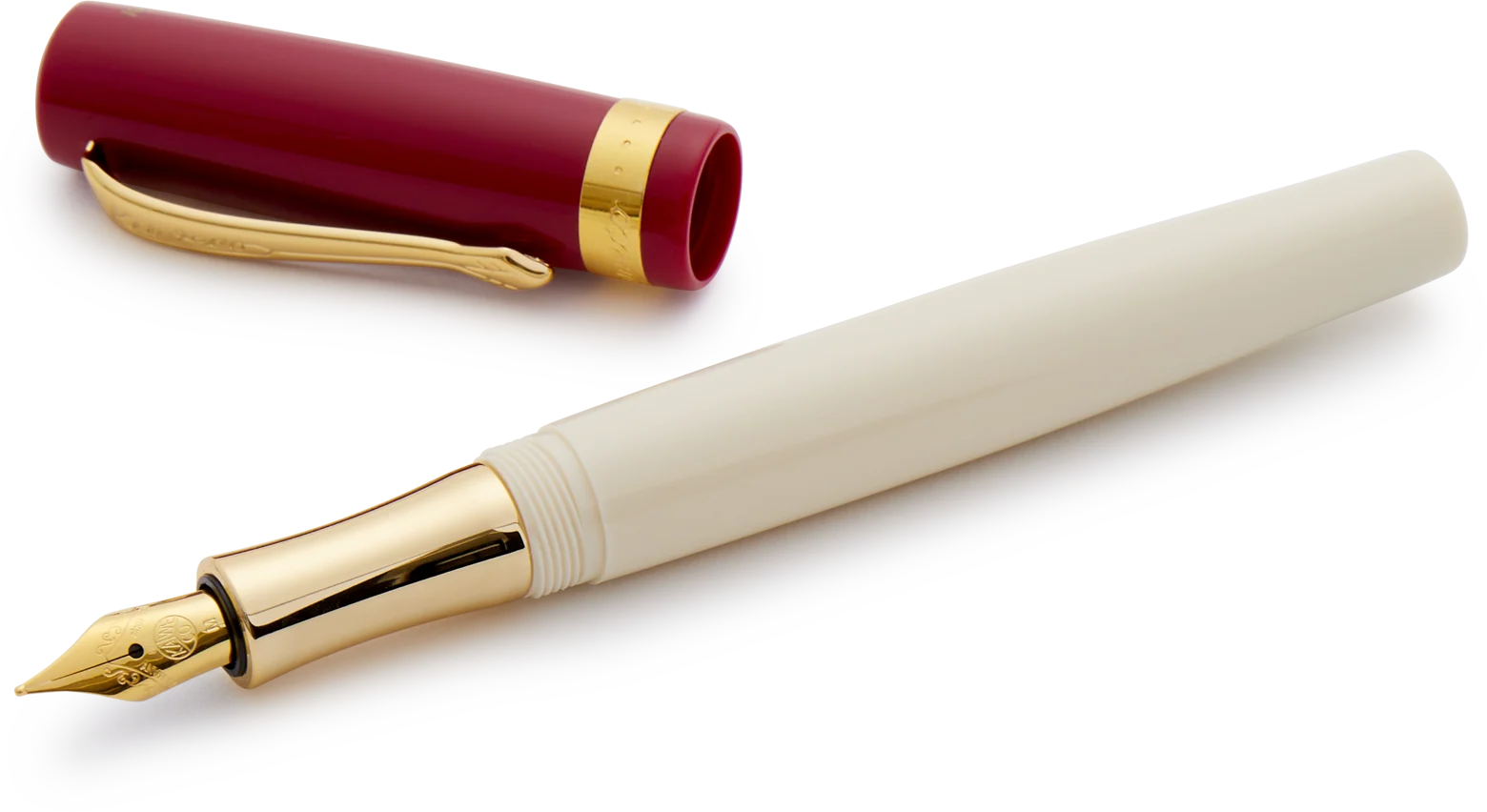 Red and Ivory Kaweco Student 30s Retro Fountain Pen