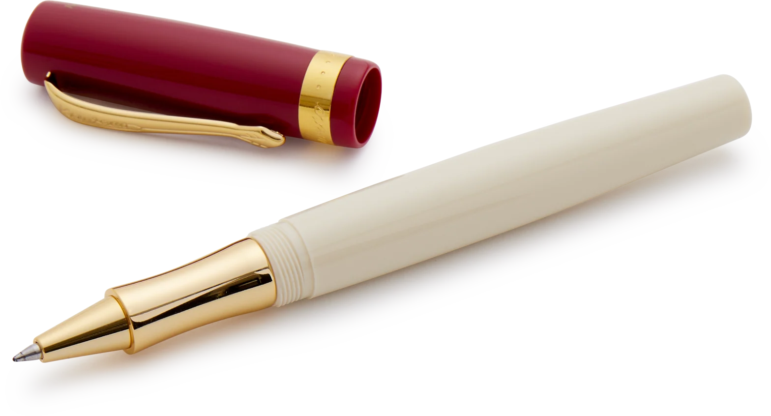Red and Ivory Kaweco Student 30s Retro Rollerball Pen