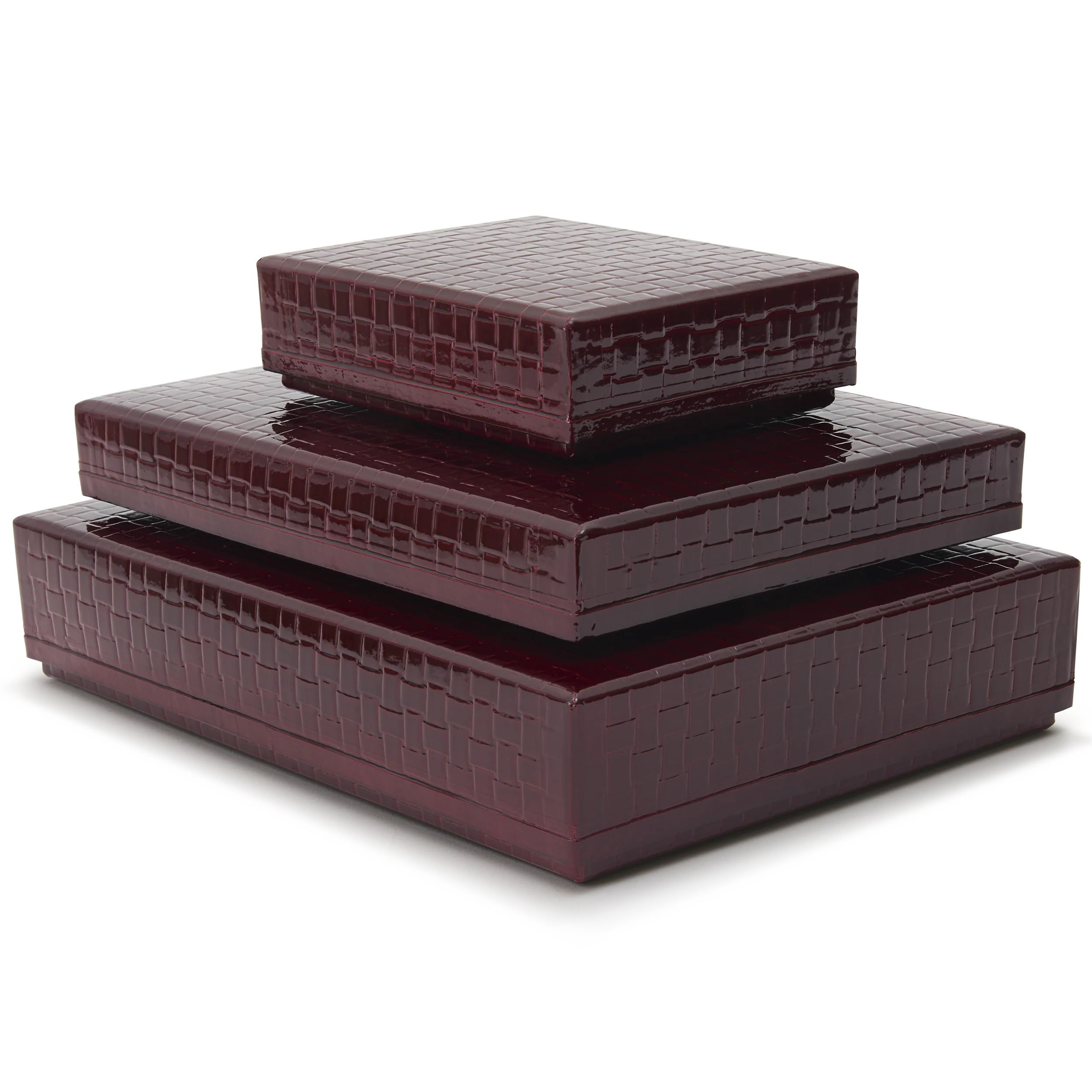 Red Lacquer Storage Box - Image 3