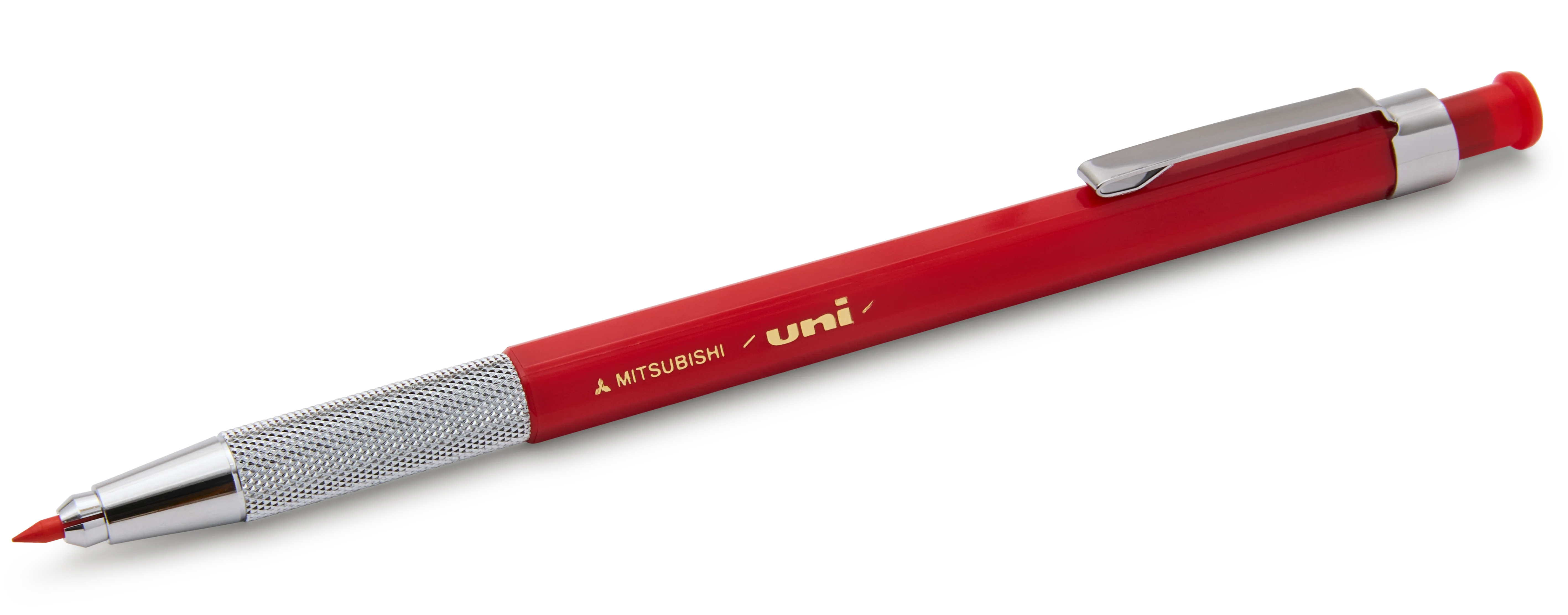 Red Lead Uni Mitsubishi 2mm Mechanical Clutch Pencil