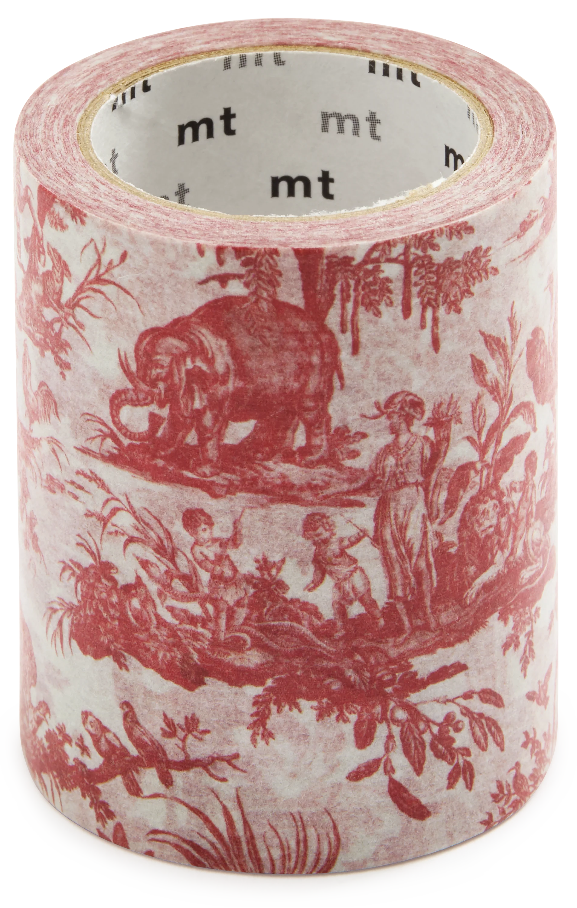 Red Toile de Jouy MT Washi Tape