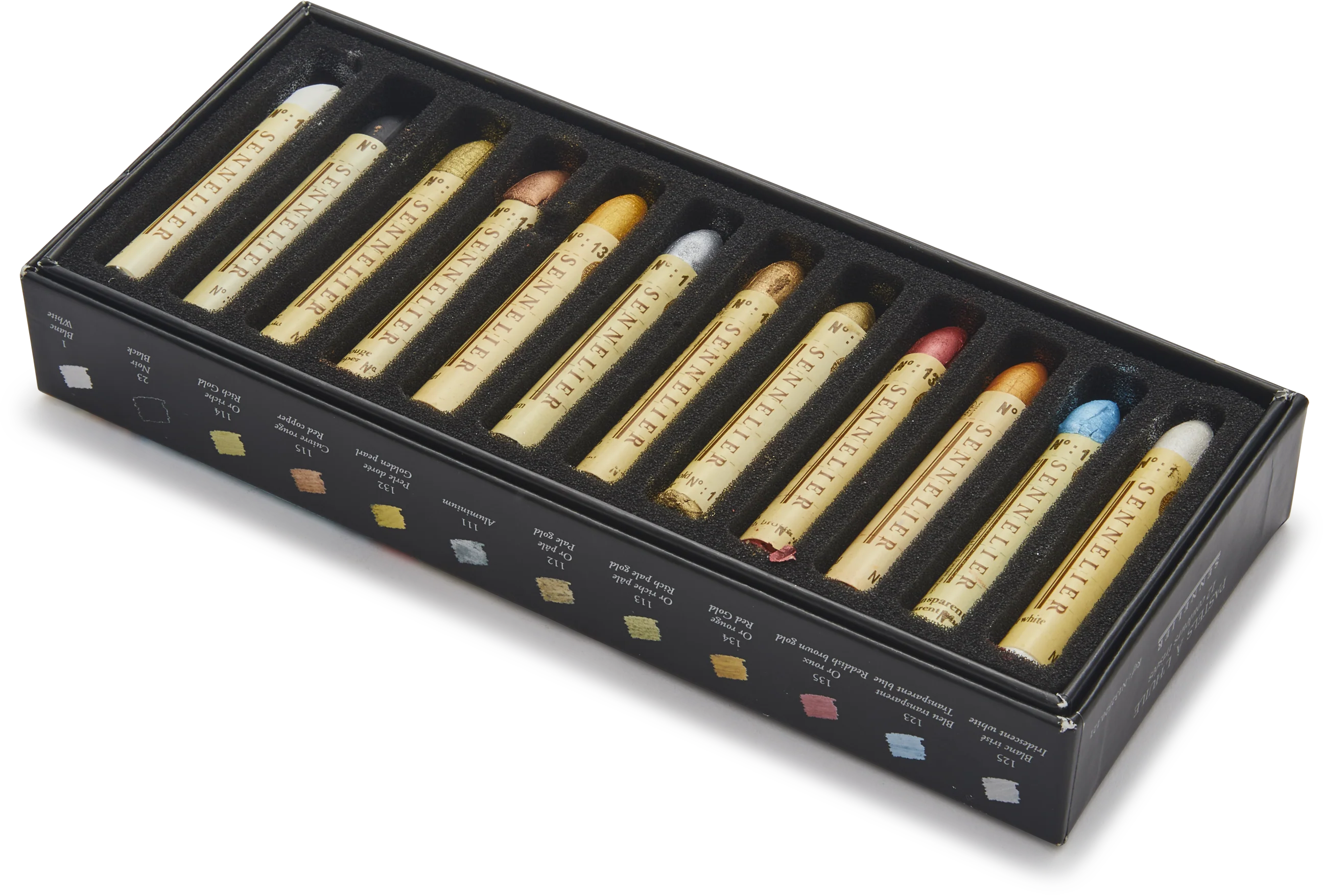 Sennelier 1949 Oil Pastel Set, 12 Iridescent Colours