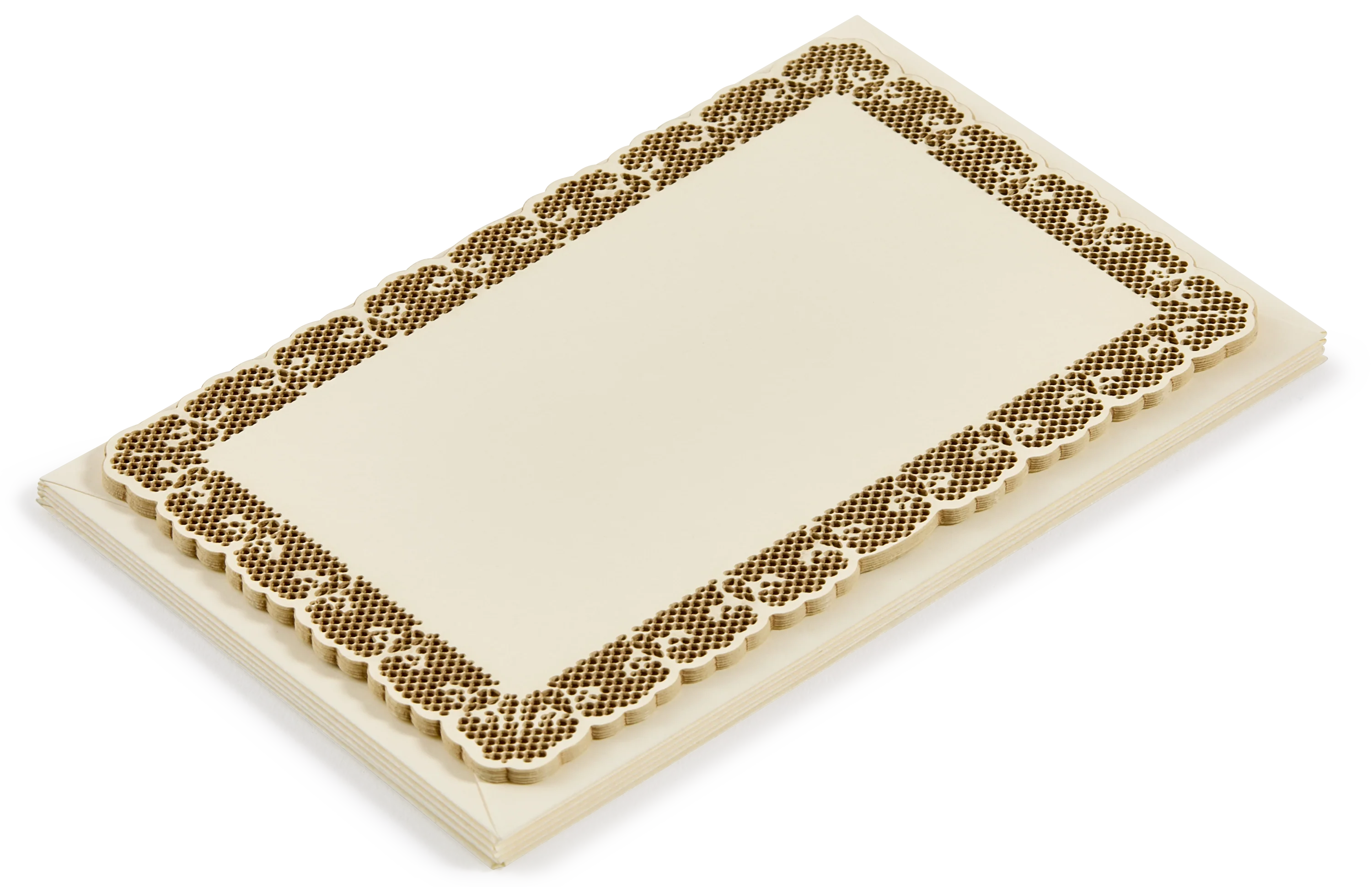 Set of 6 Lace Postcards and matching envelopes, Set 8